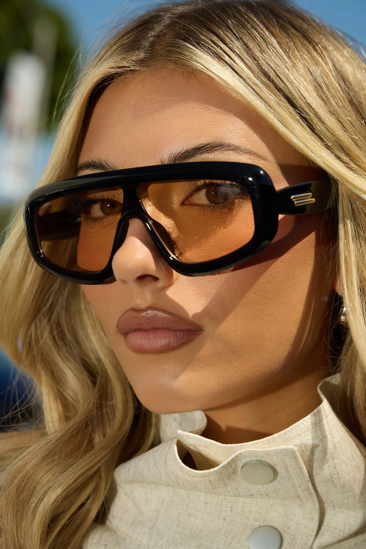 Up To Me Sunglasses - Black/combo — Preto/combinação