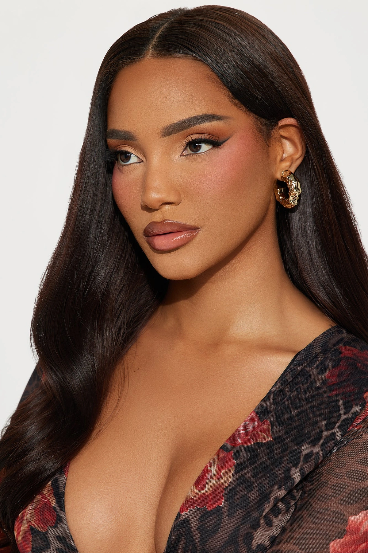 Allure Hoop Earrings - Gold — Dourado