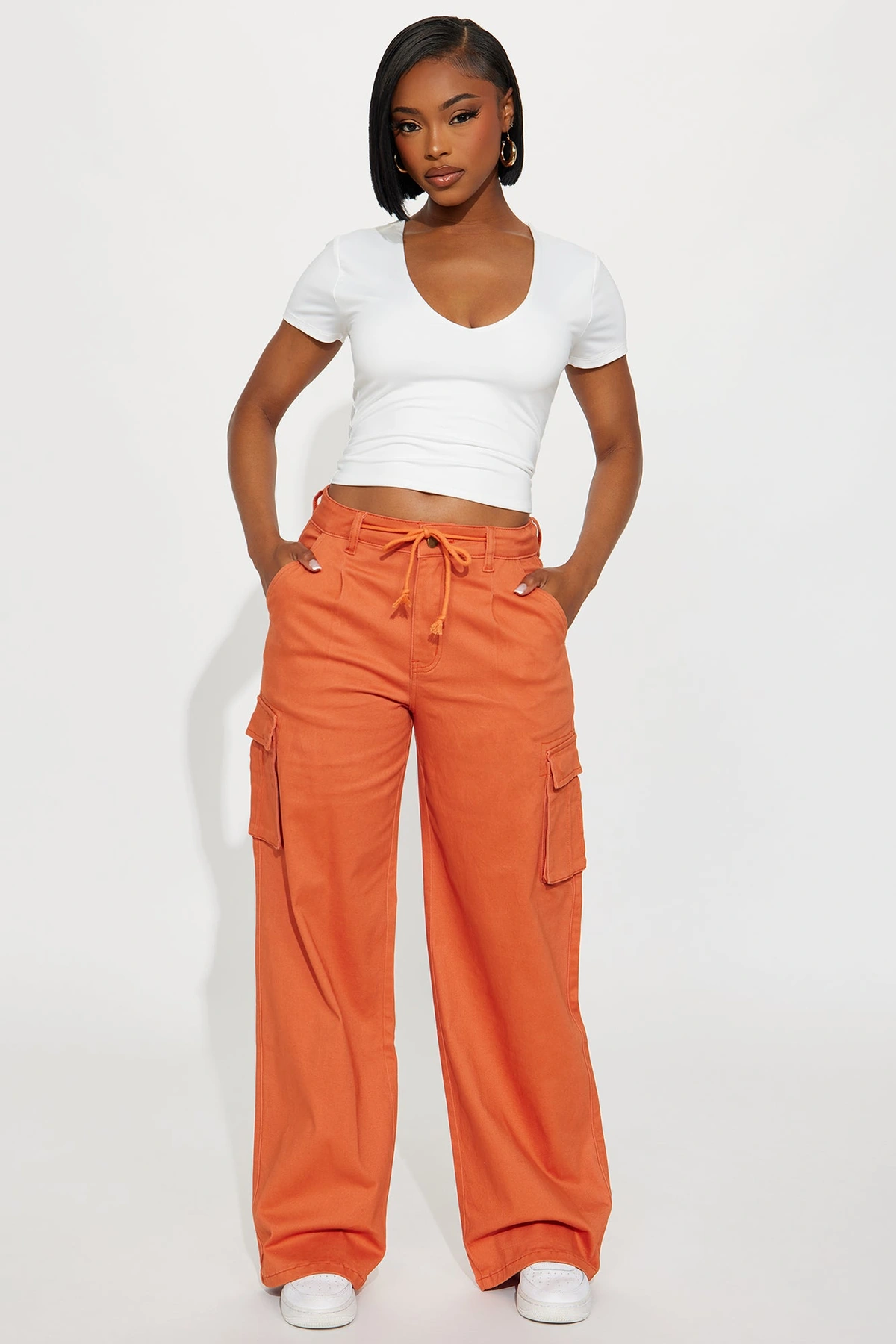 Out For The Day Cargo Pant - Pumpkin — Pumpkin