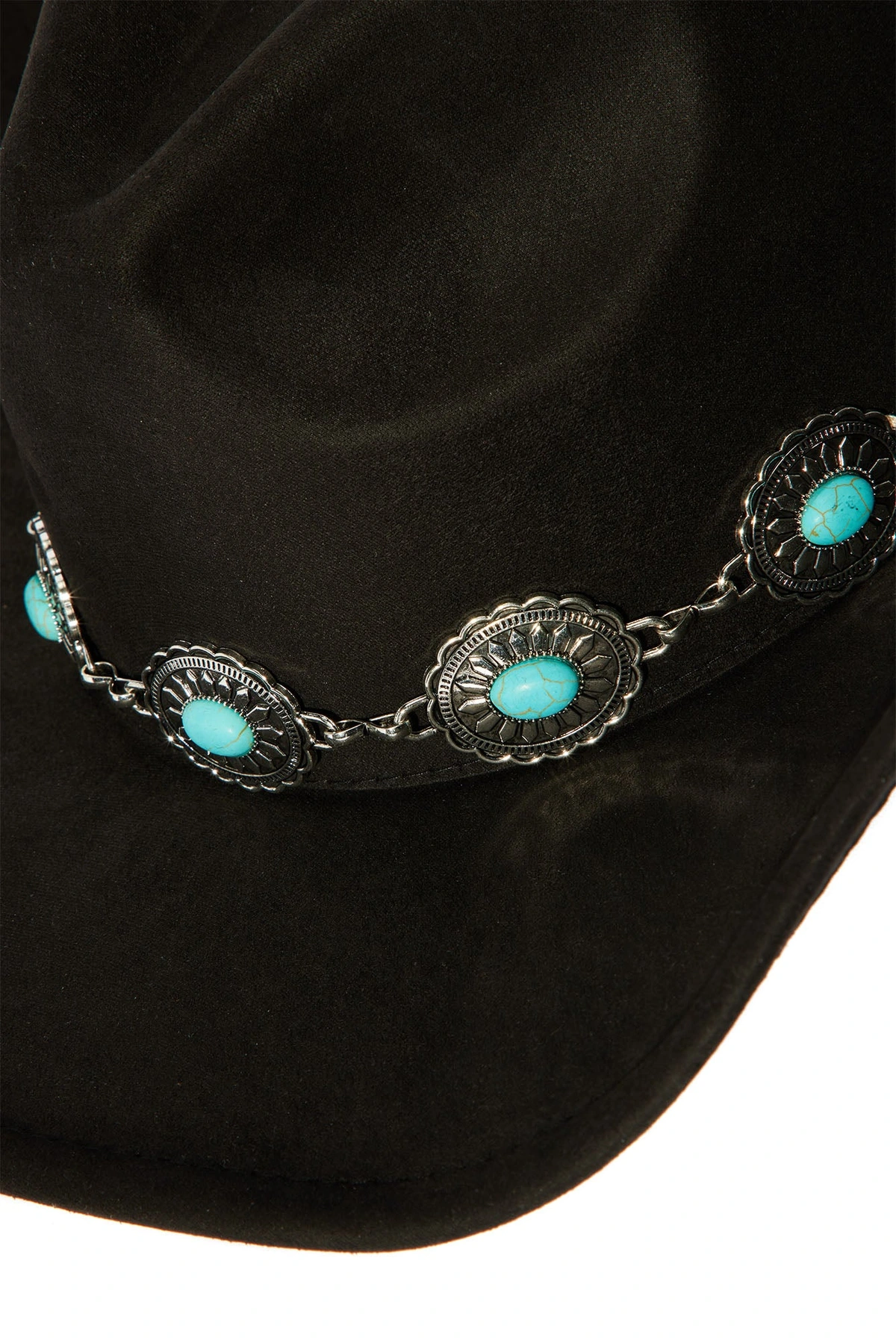Nice Gal Cowboy Hat - Black — Preto