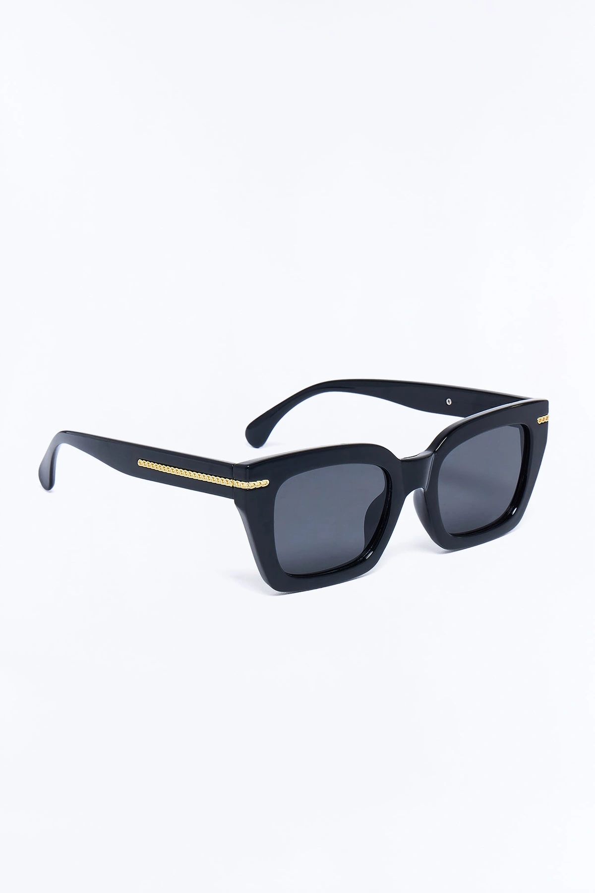 Don't Care What You Think Sunglasses - Black — Preto