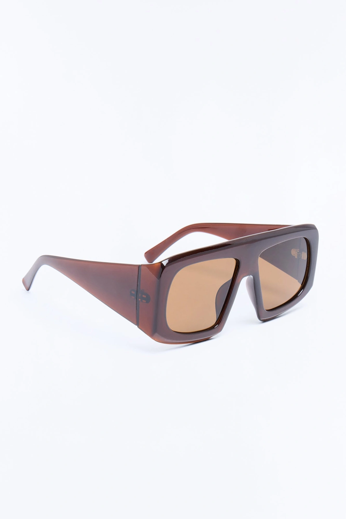 Midnight Glare Sunglasses - Brown — Castanho
