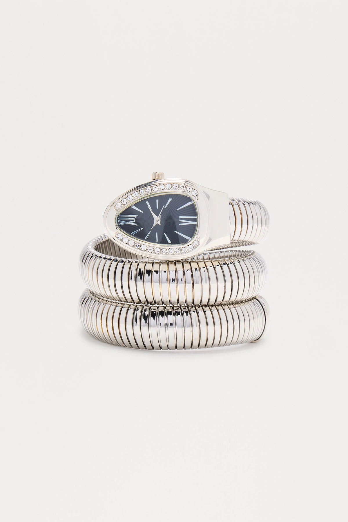 Not So Sneaky Watch - Silver/Black — Prateado/Preto