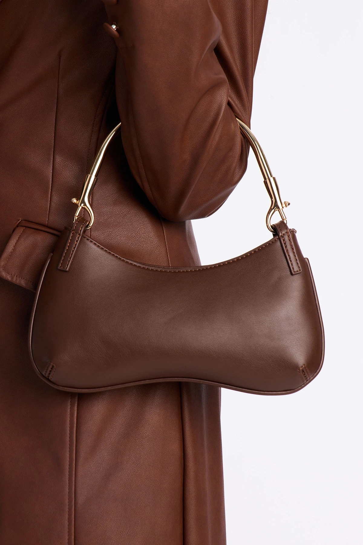 Modern Art Handbag - Chocolate — Chocolate