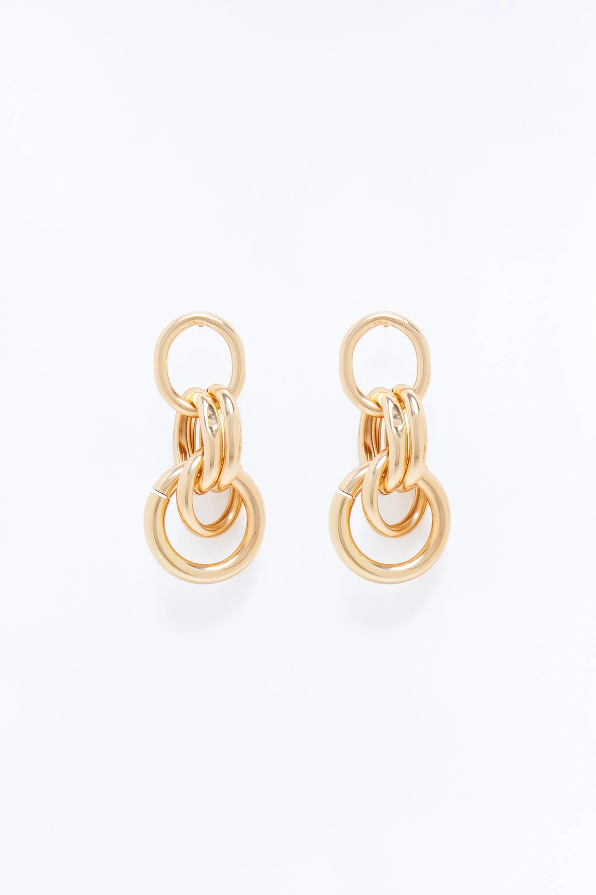 Locking In Earrings - Gold — Dourado