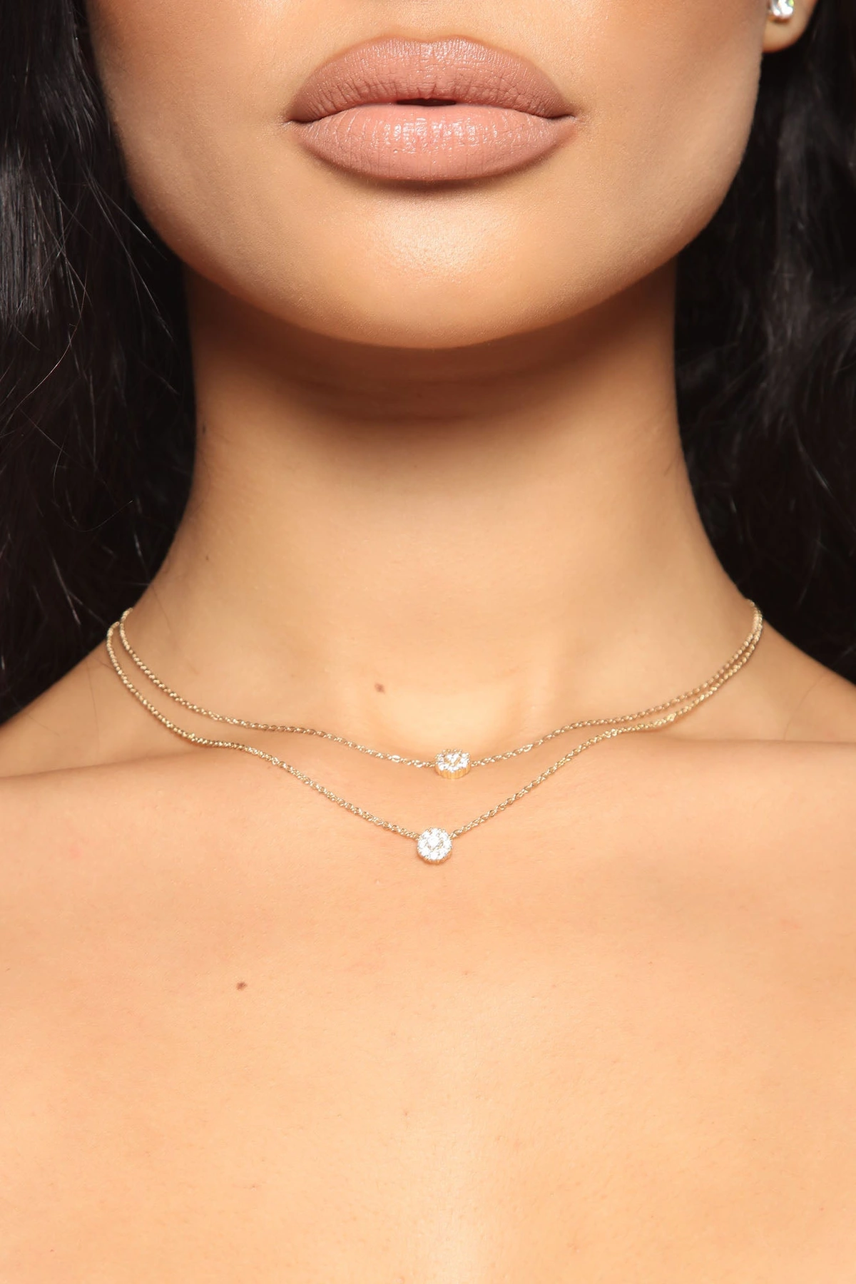 Dianna Dainty Layered Necklace - Gold — Dourado