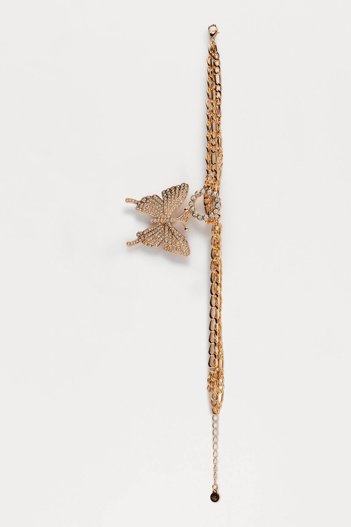 Winged Lux Toe Chain Anklet - Gold — Dourado