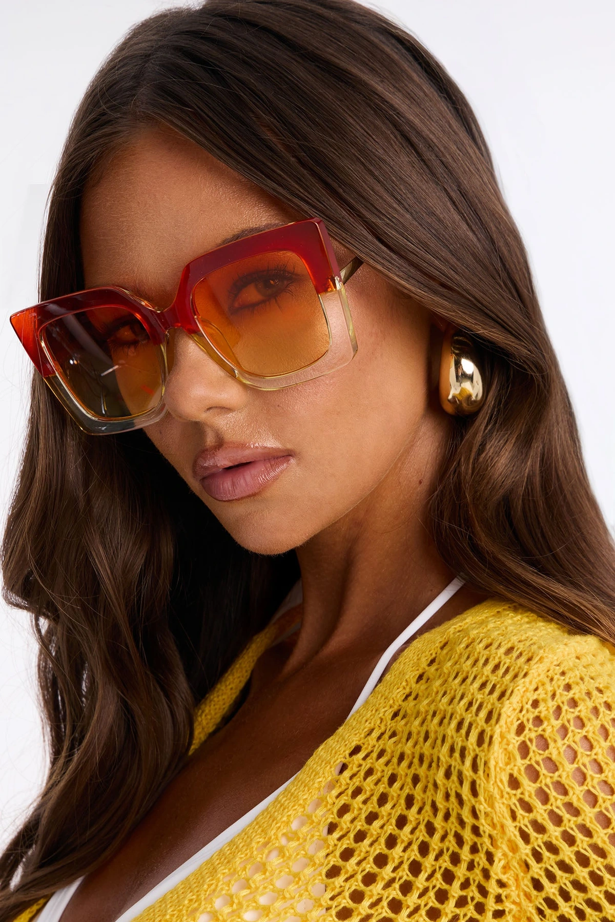 Don't Stop Laying In The Sun Sunglasses - Orange — Laranja