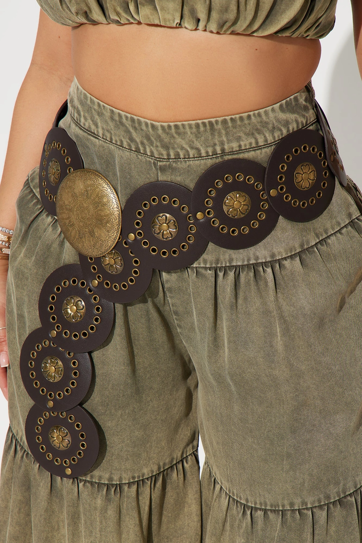 Bring It Back Boho Belt - Brown — Castanho