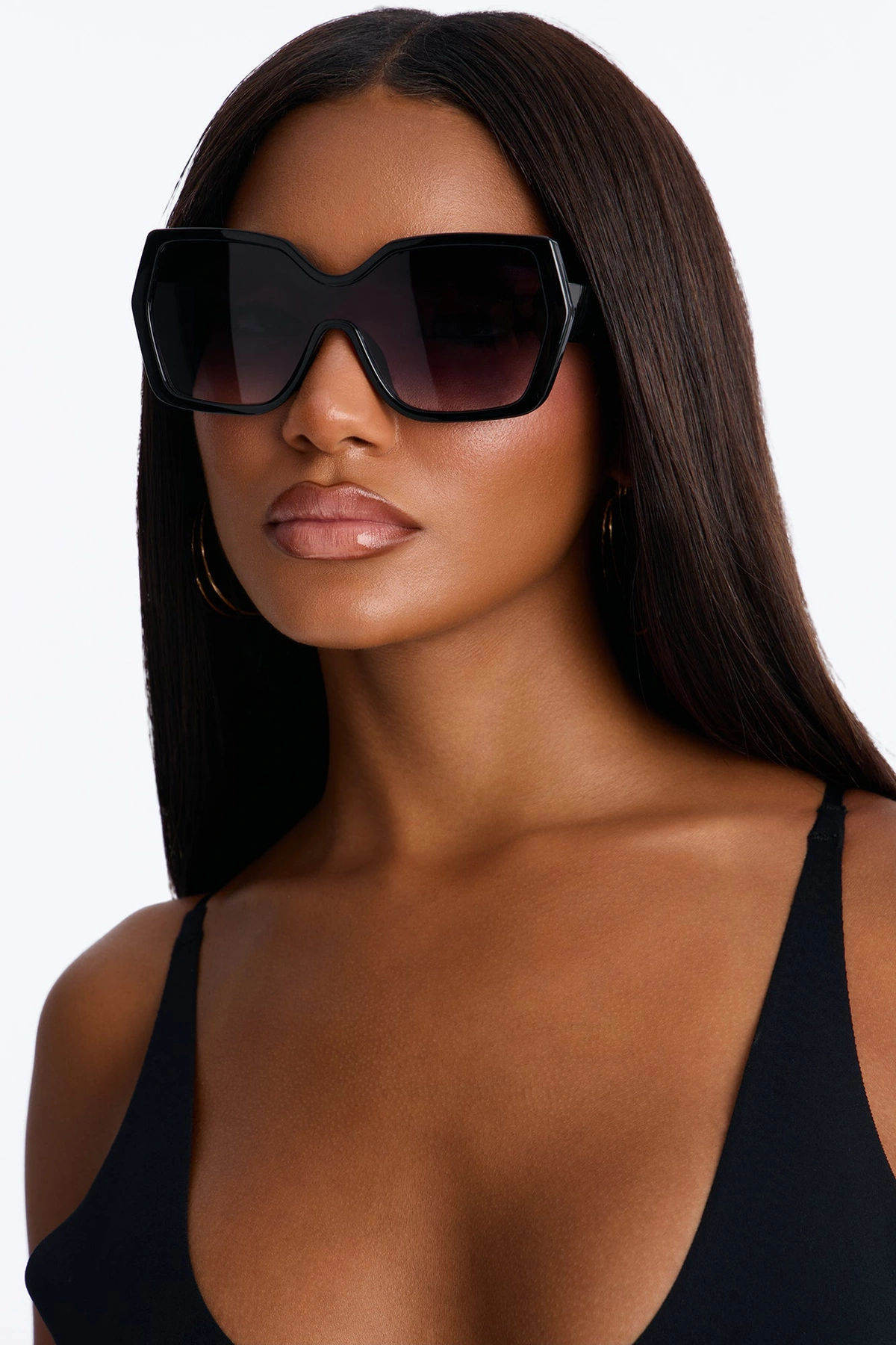 No Apologies Sunglasses - Black — Preto