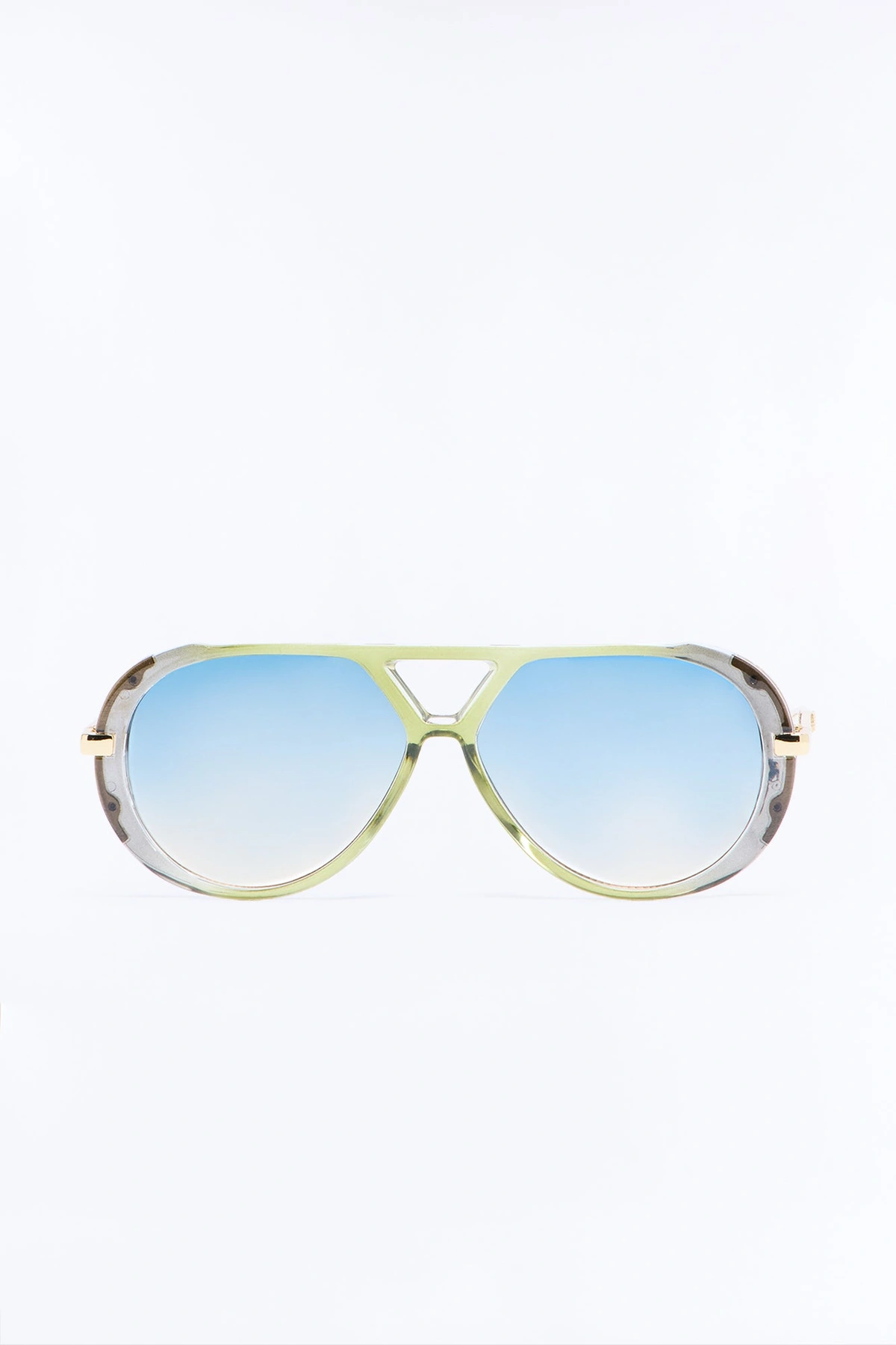 Lightning Wave Sunglasses - Green/combo — Verde/combinação