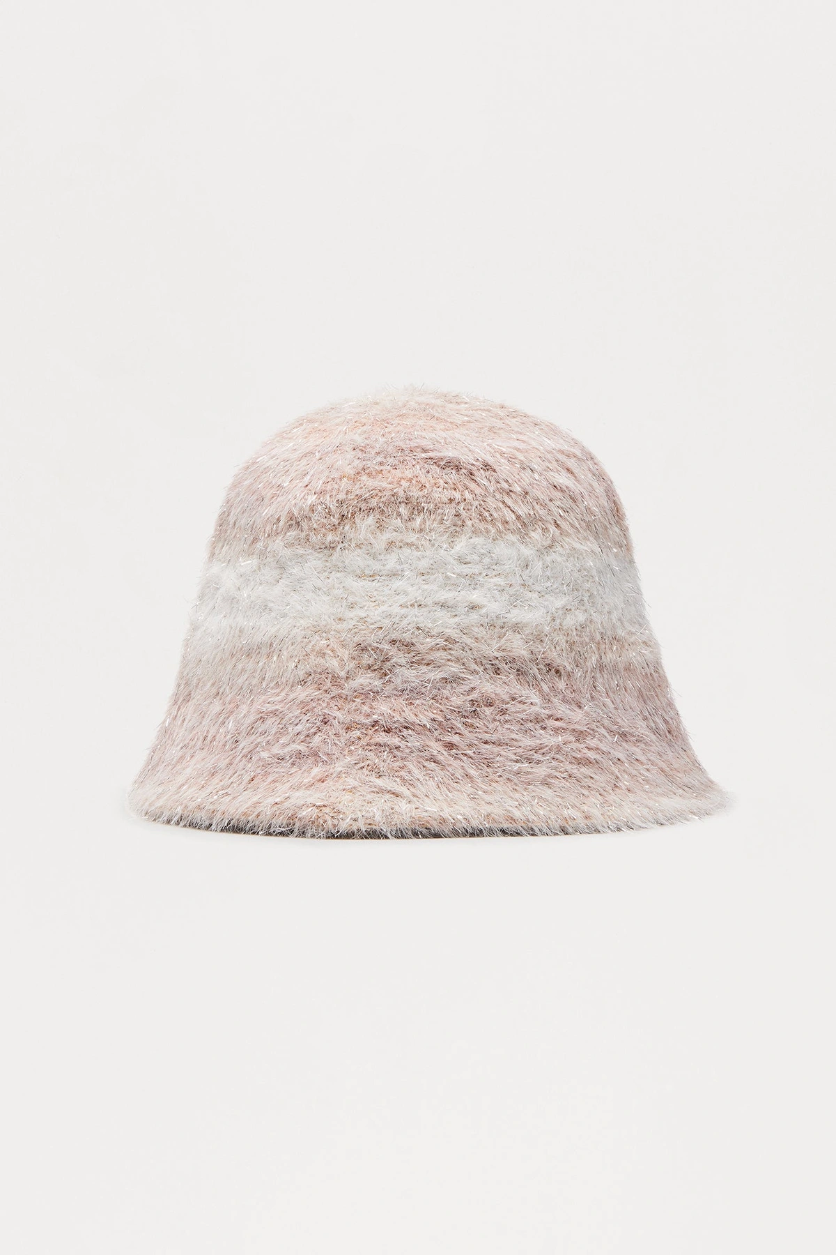 Brat Behavior Faux Fur Bucket Hat - Ivory/combo — Marfim/combinação