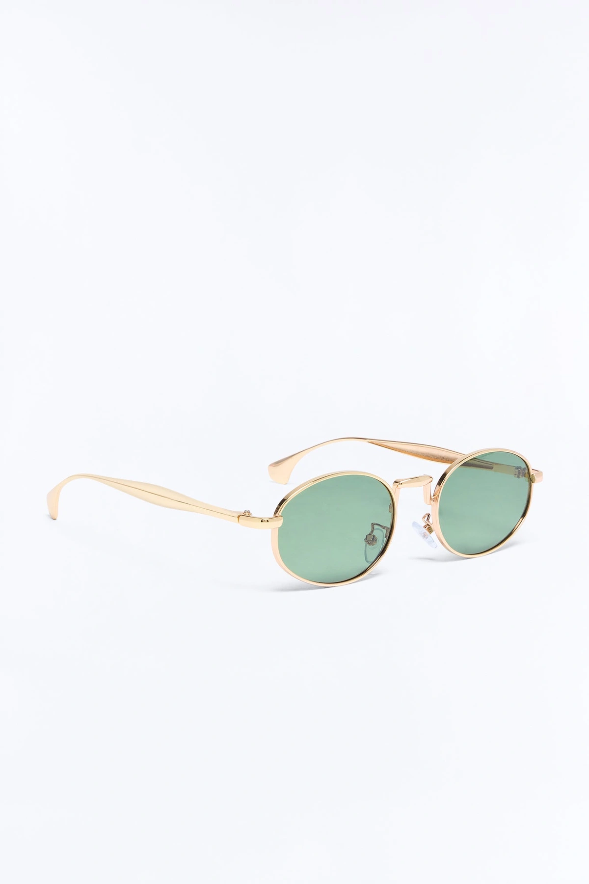 Stand By Me Sunglasses - Gold/Green — Dourado/Verde