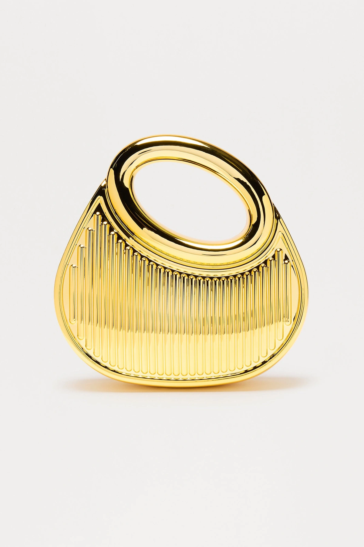 Take Note Hard Case Clutch - Gold — Dourado