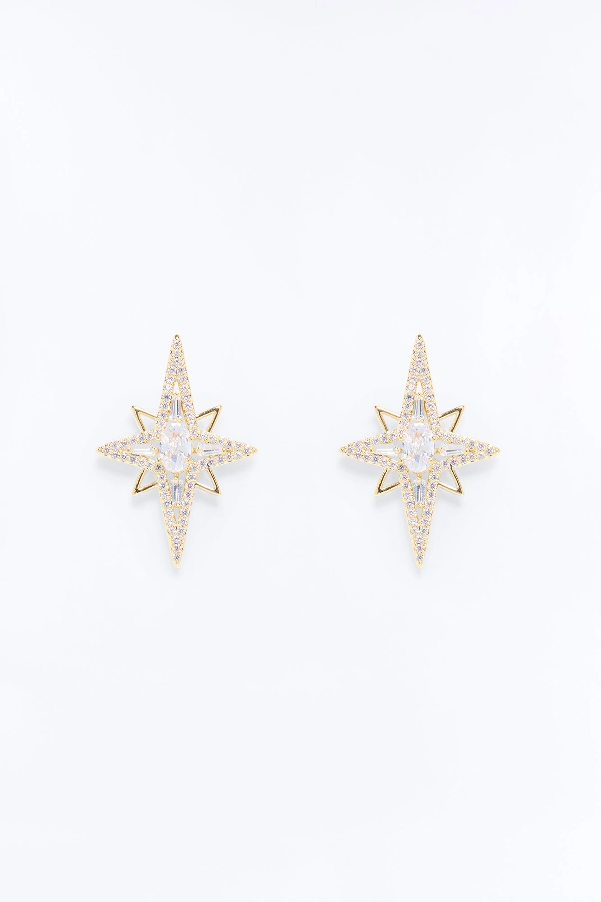 Road To Stardom Earrings - Gold — Dourado