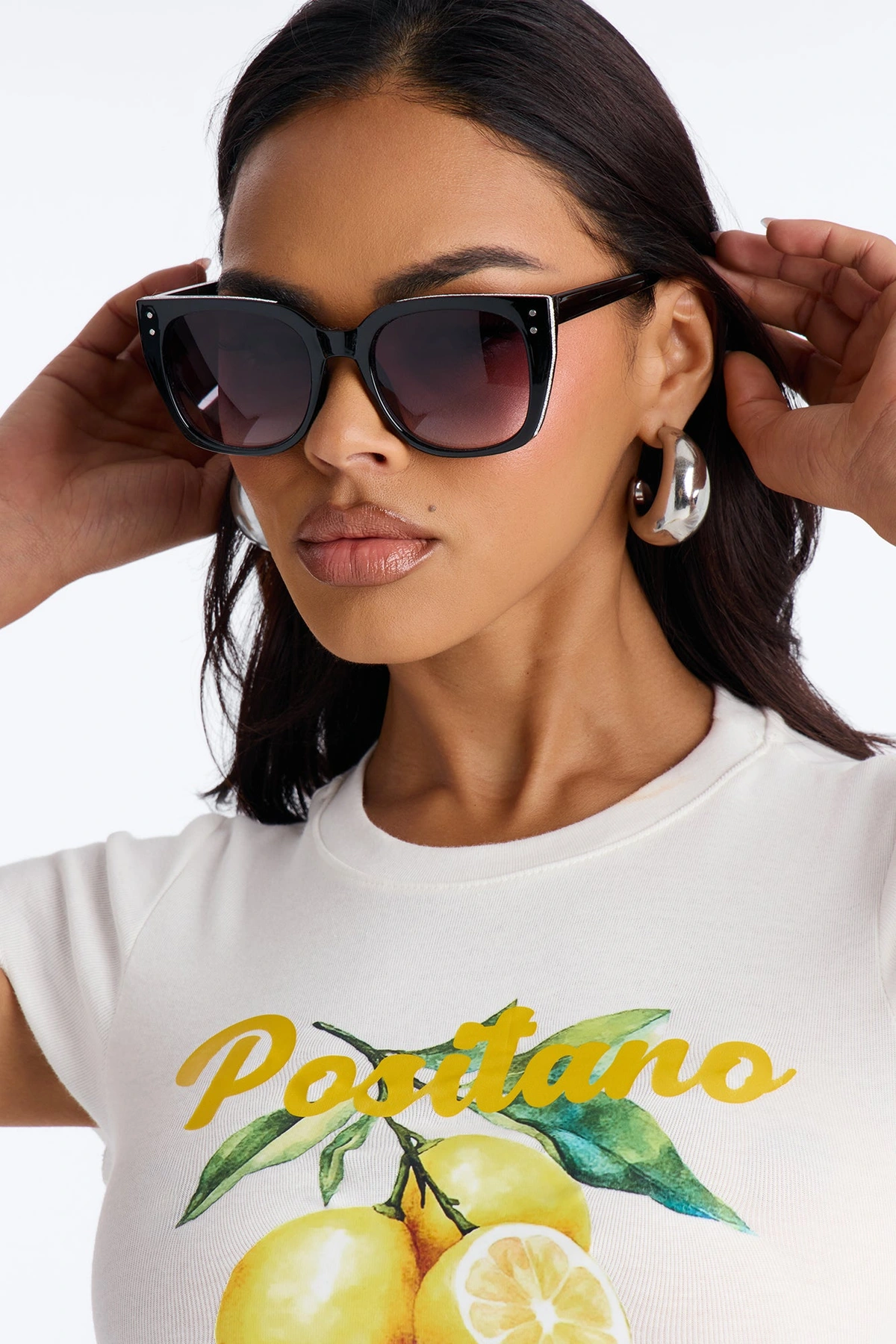 Carefree Summer Sunglasses - Black — Preto