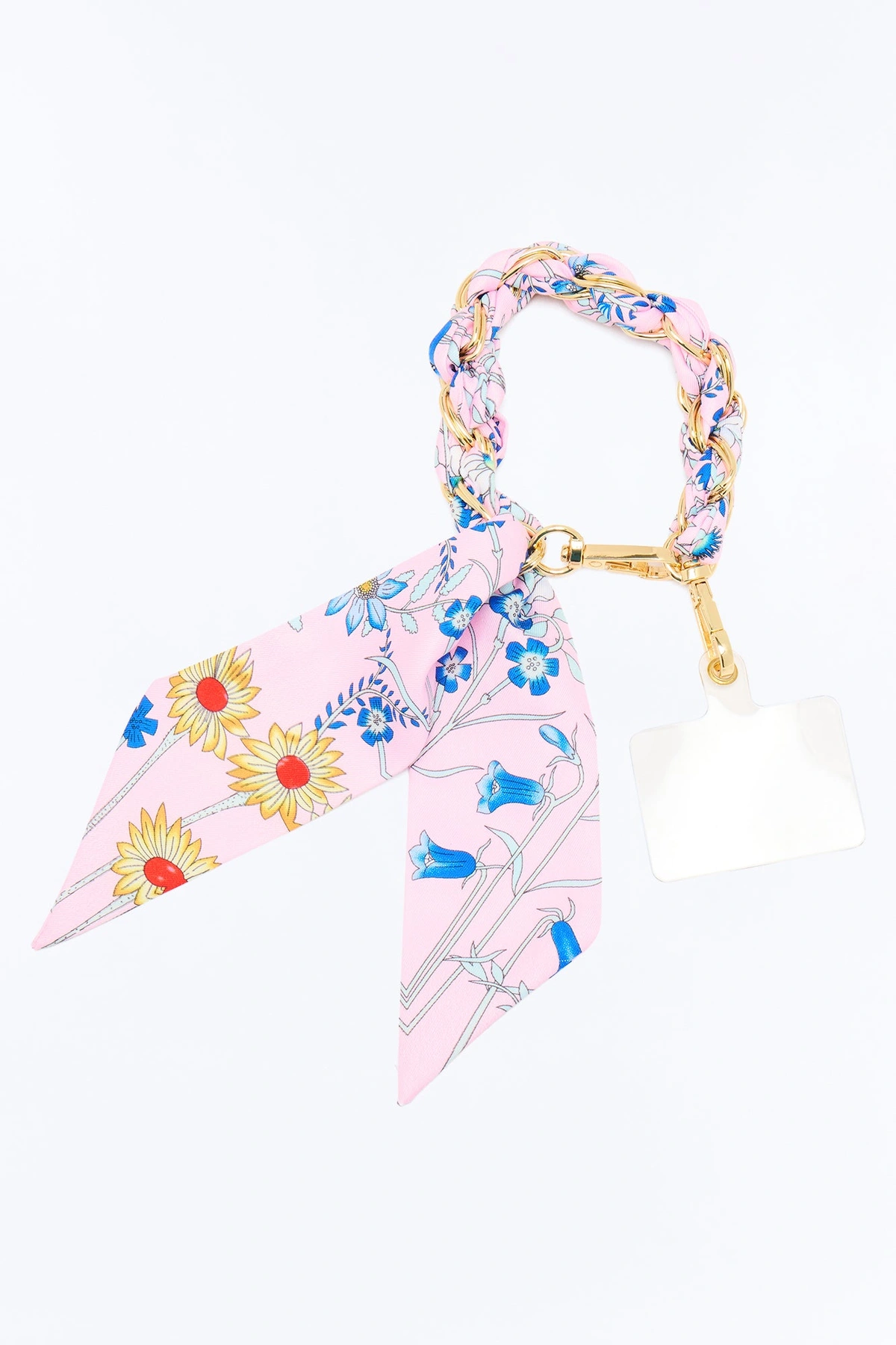 Spring Bloom Phone Scarf Wristlet - Pink/combo — Rosa/combinação