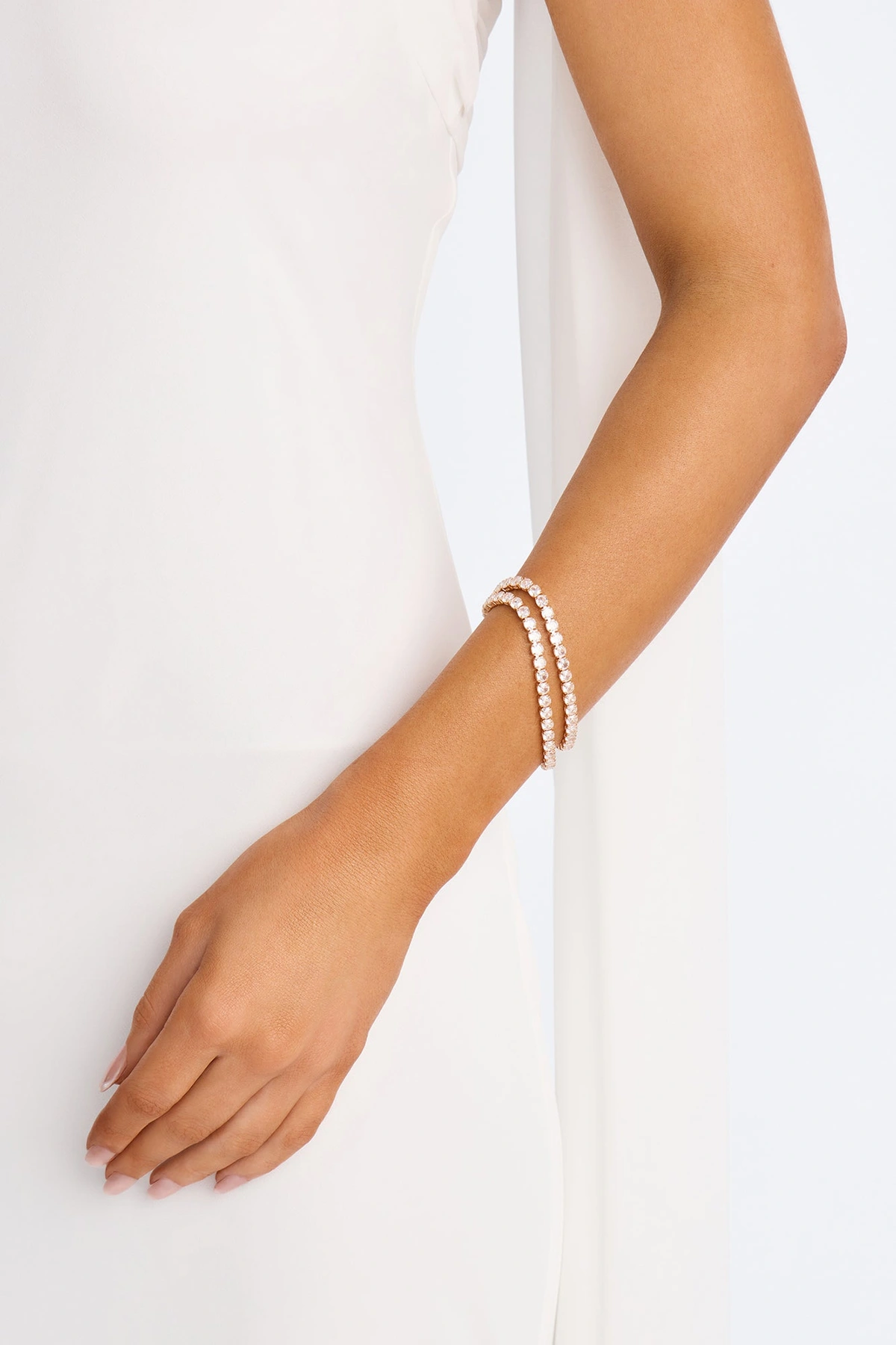 Cubic Zirconia So Dear To Me Bracelet - Gold — Dourado
