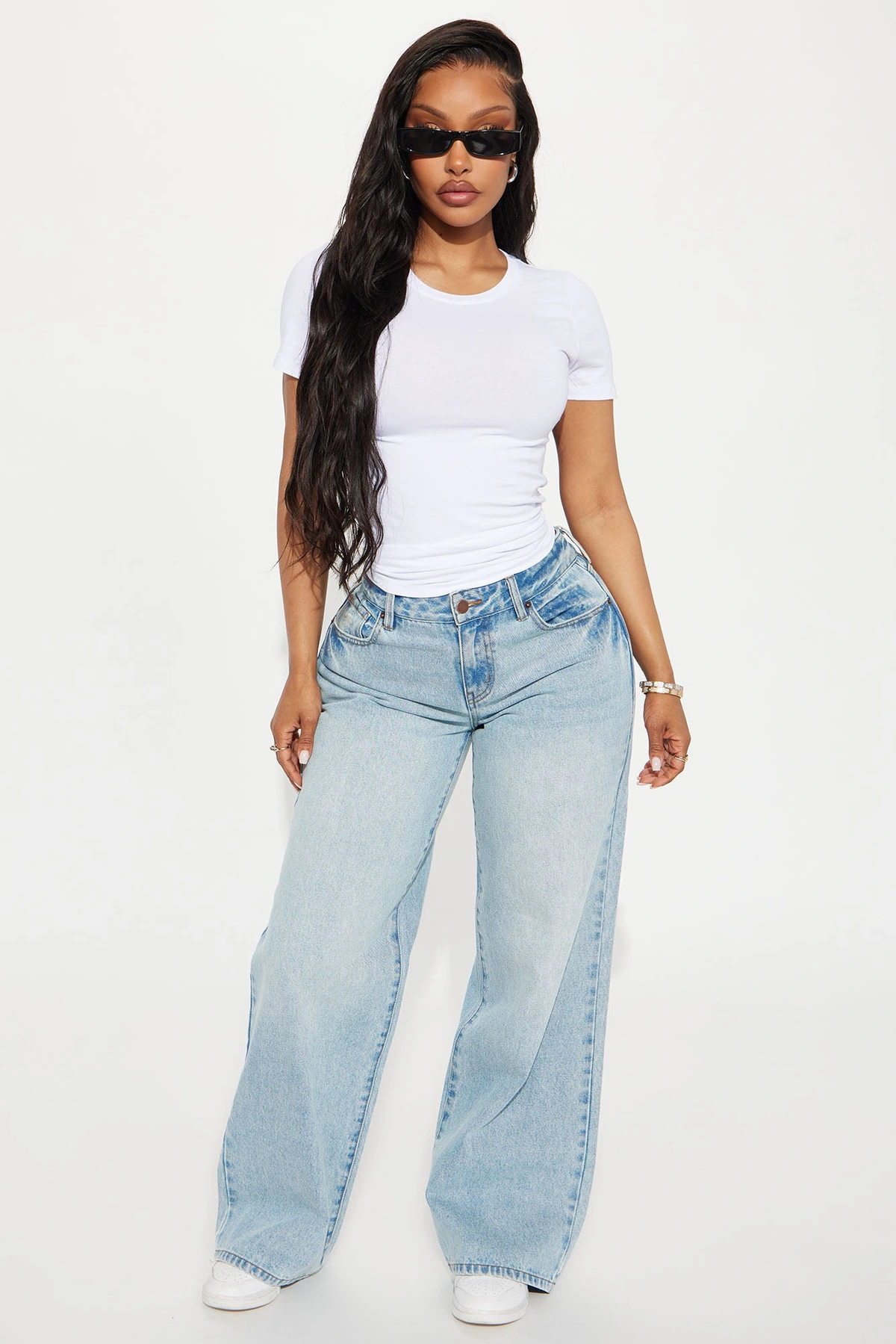 My Everyday Crew Neck Tee - White — Branco