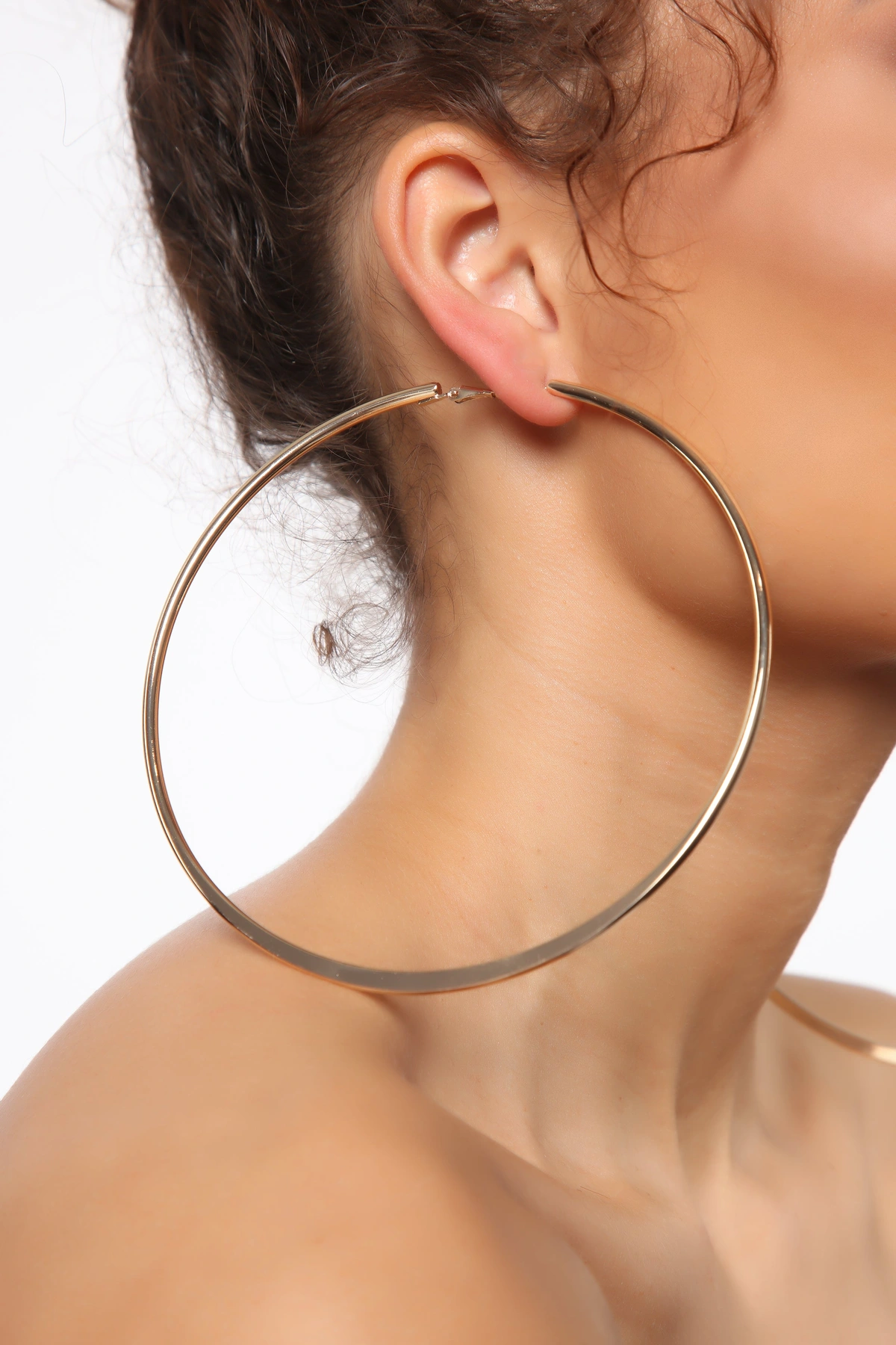 Favorite Pair Hoop Earrings - Gold — Dourado
