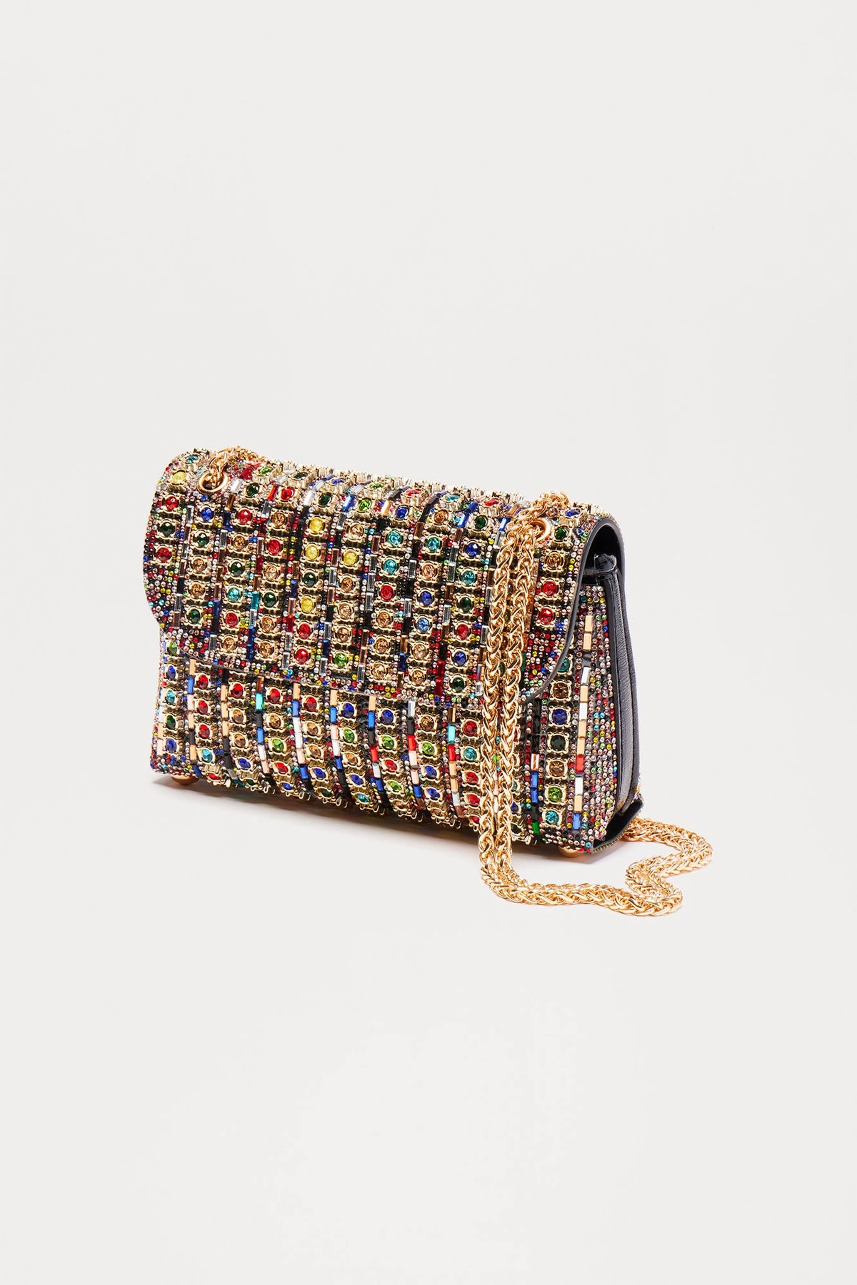 Shining The Brightest Handbag - Gold/Multi — Dourado/Multicolor