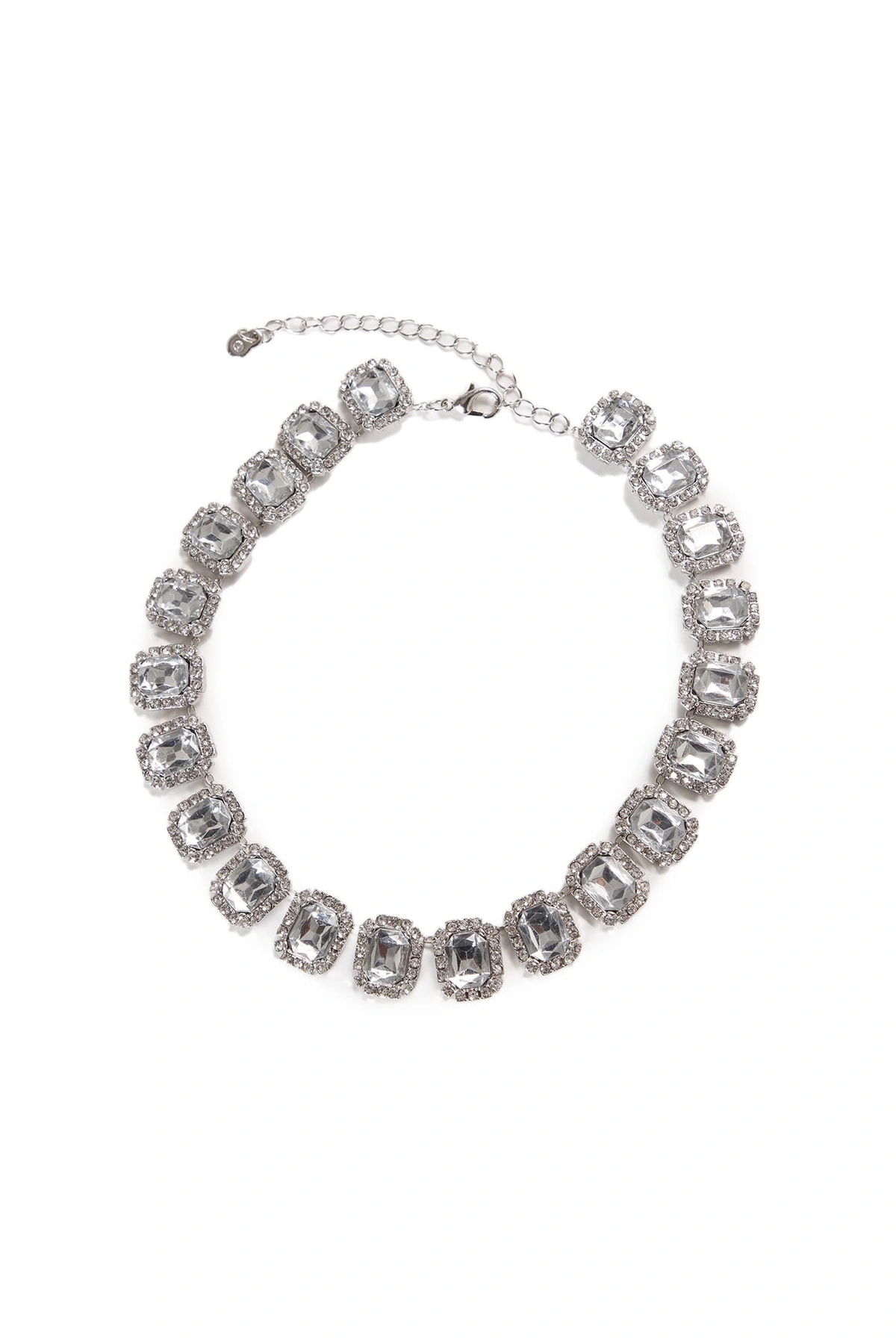 Ice Princess Choker Necklace - Silver — Prateado