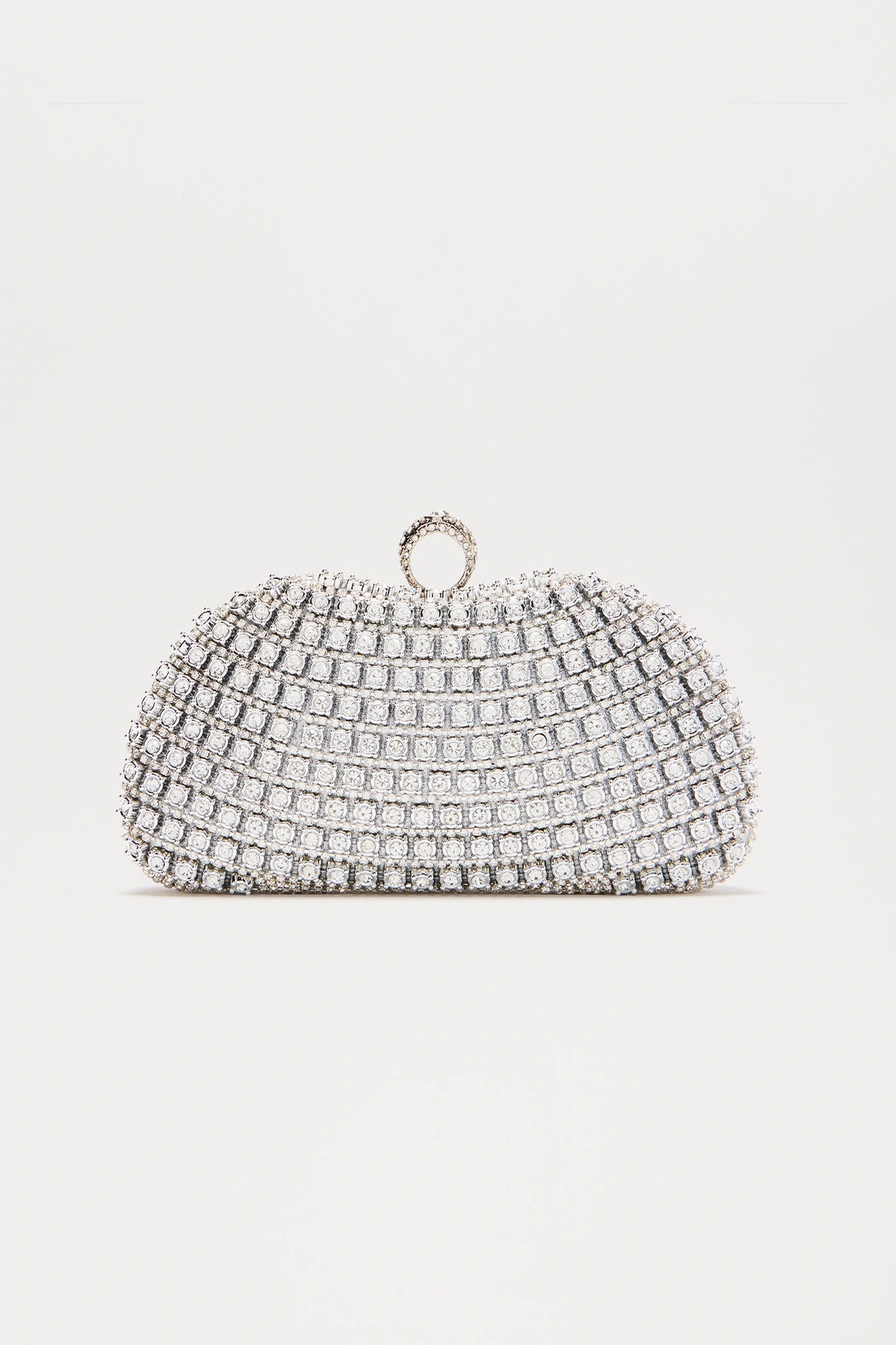 Clear Conscience Clutch - Silver — Prateado