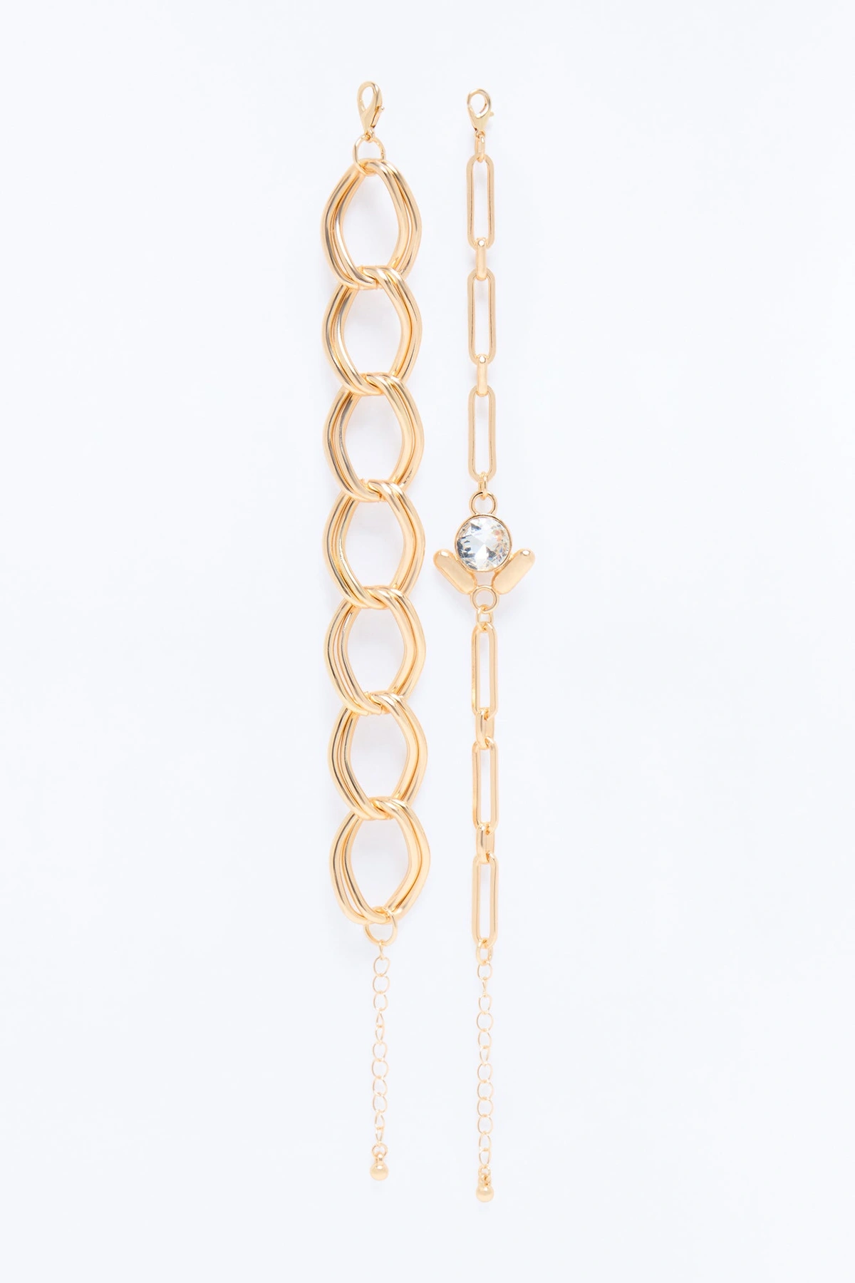 Meant To Be 2 Piece Bracelet Set - Gold — Dourado