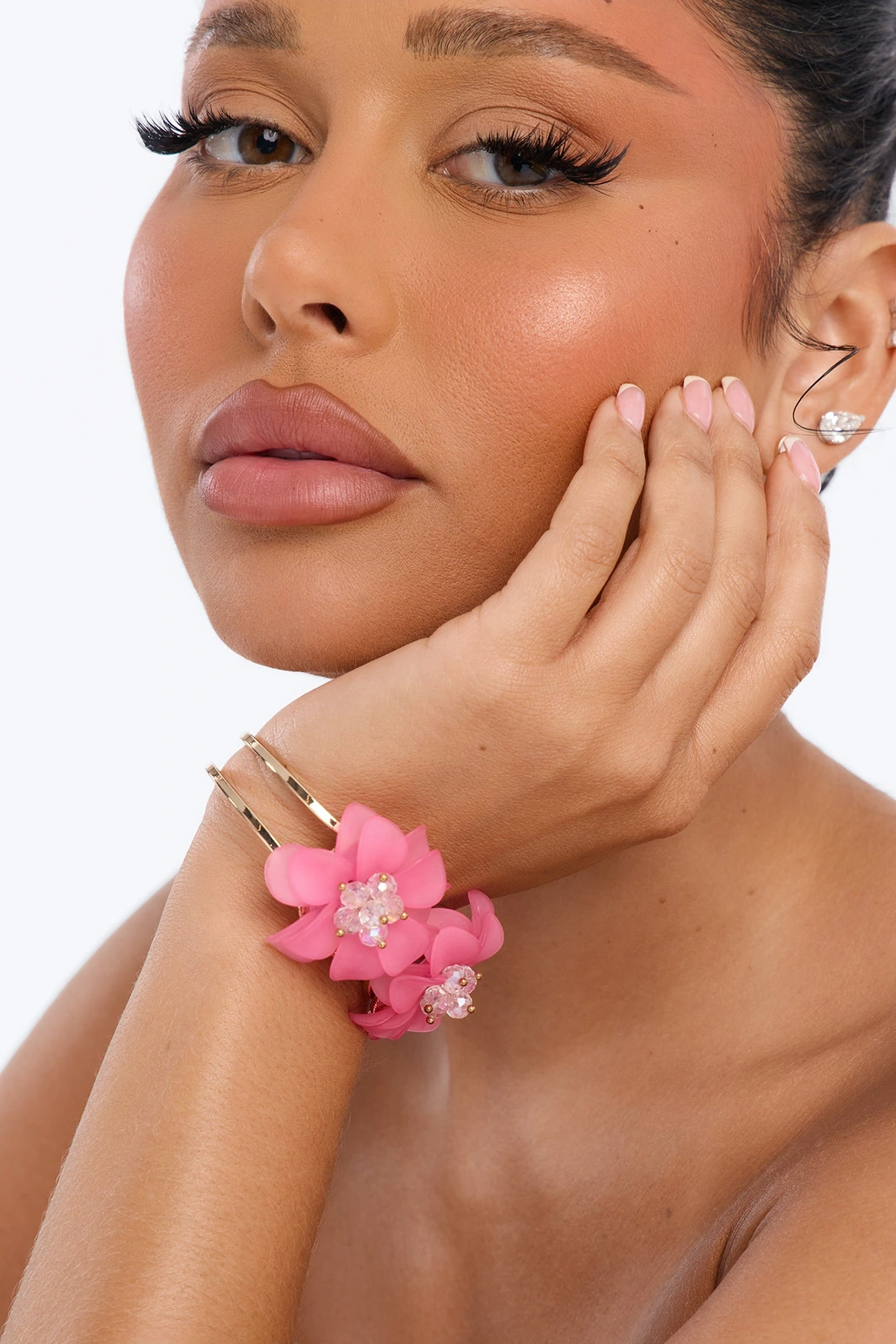 Sunkissed Lily Bracelet - Gold/Pink — Dourado/Rosa