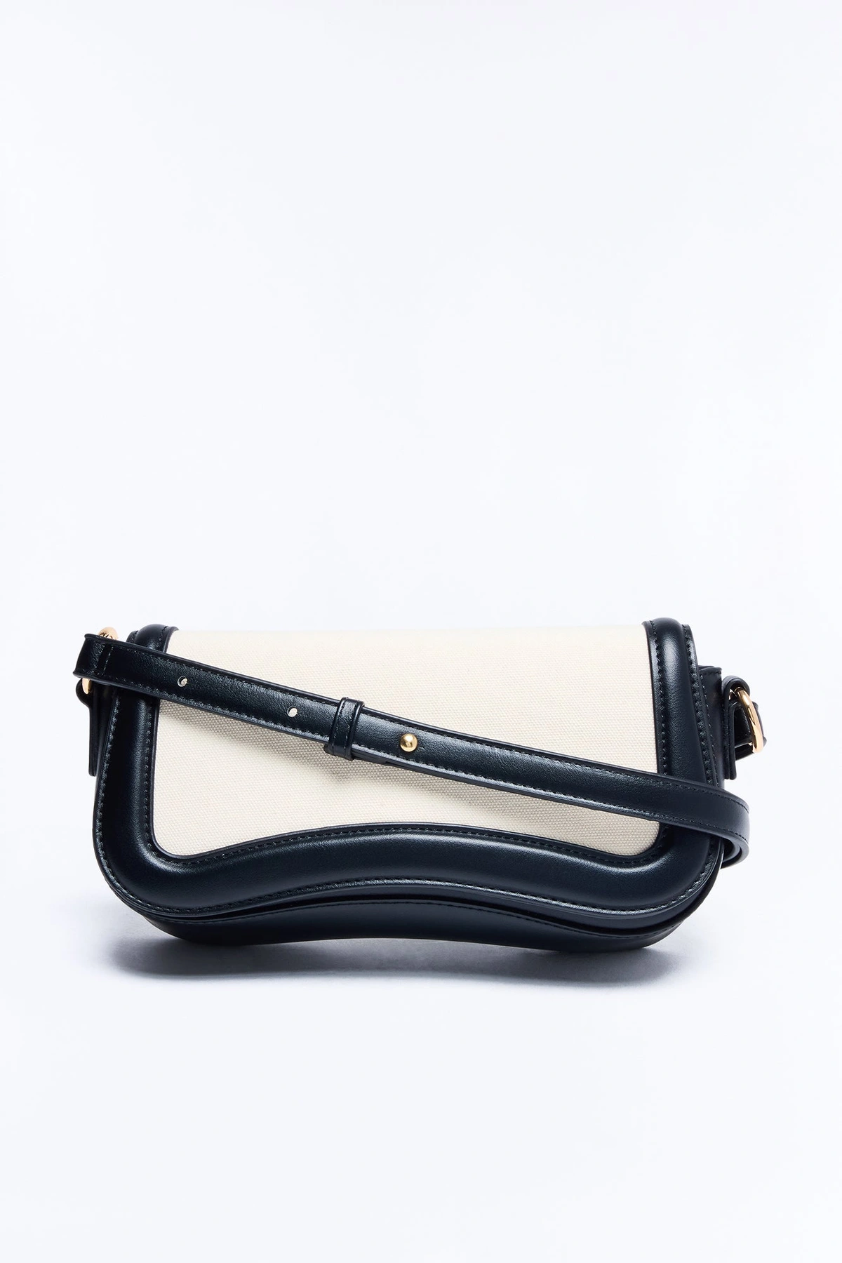 Downtown Darling Faux Leather Shoulder Handbag - Black/combo — Preto/combinação