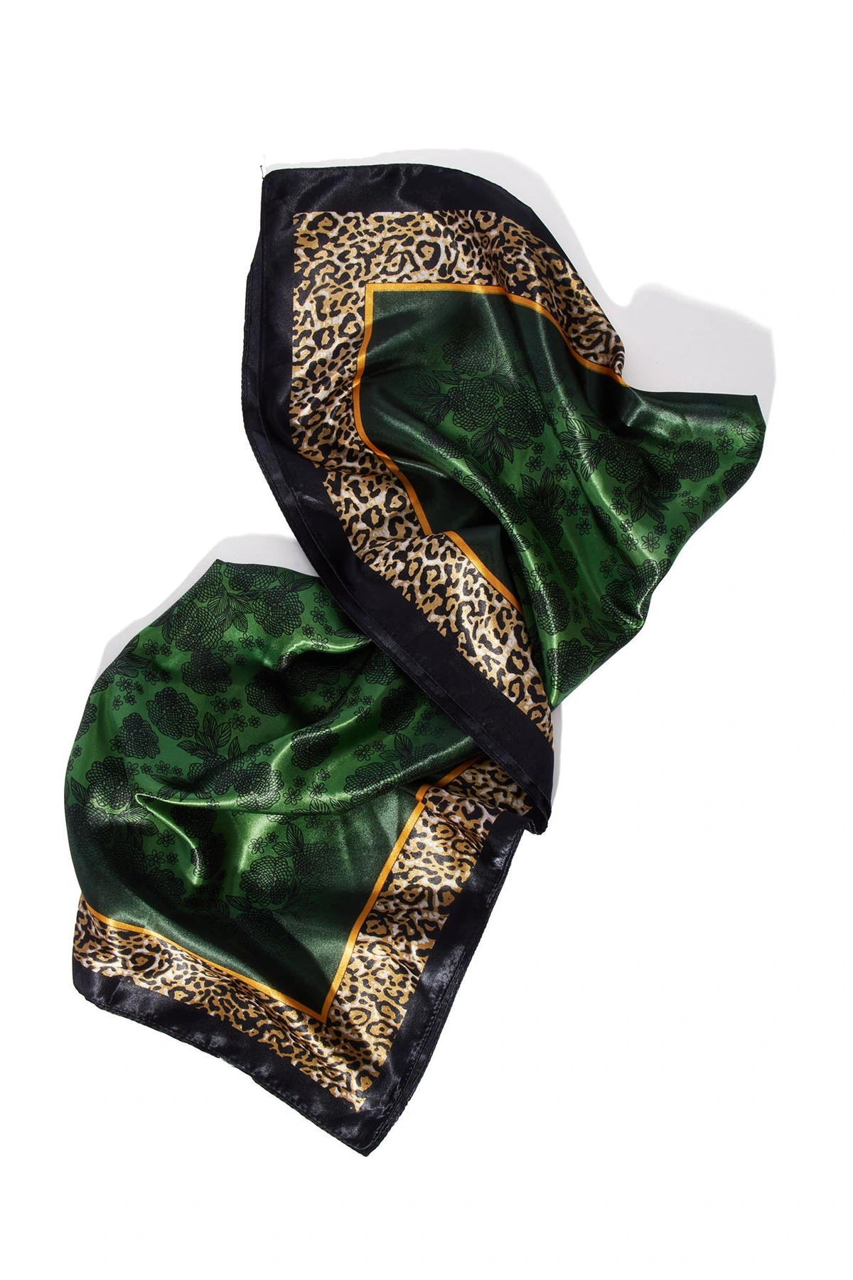 Driving You Wild Head Scarf - Green/combo — Verde/combinação