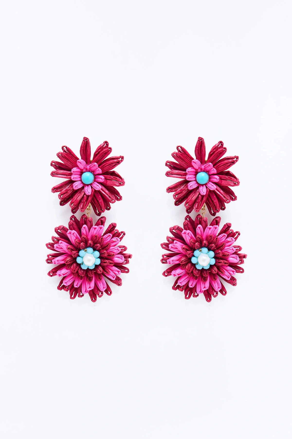 Hibiscus Blossom Earrings - Plum — Plum