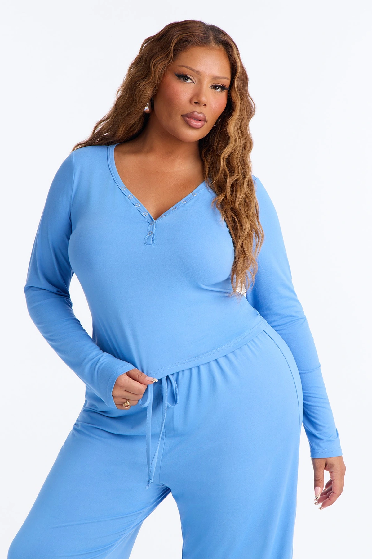 Lazy Morning Pant Set - Blue — Azul