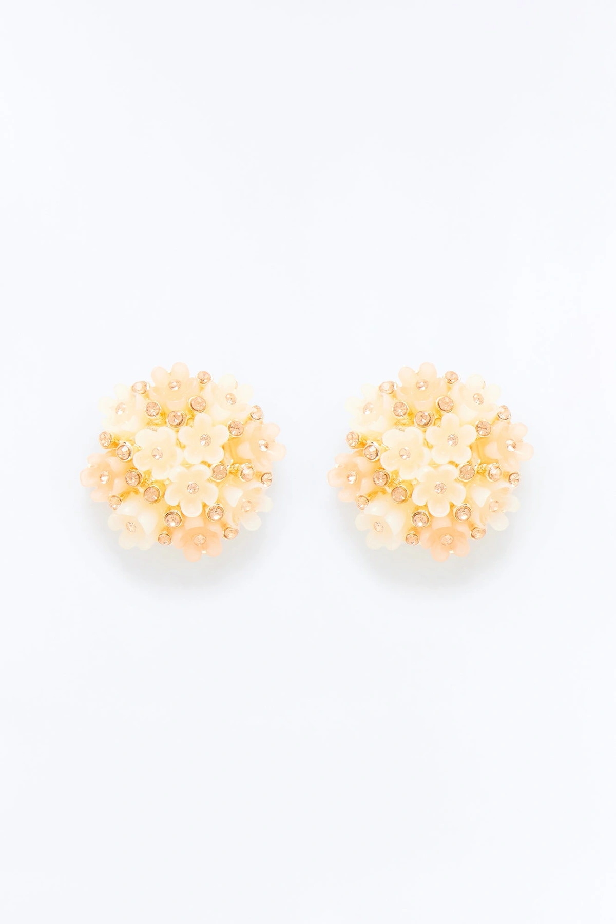 The Best Way Floral Stud Earrings - Pink/combo — Rosa/combinação
