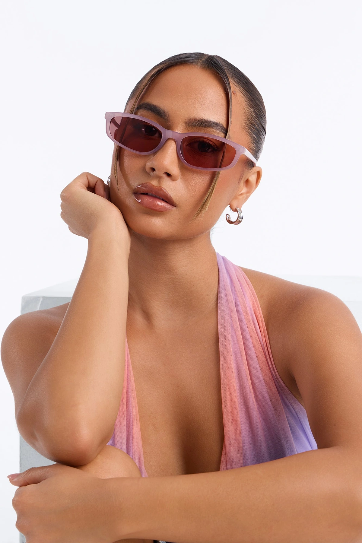 Malibu Mood Sunglasses - Pink — Rosa