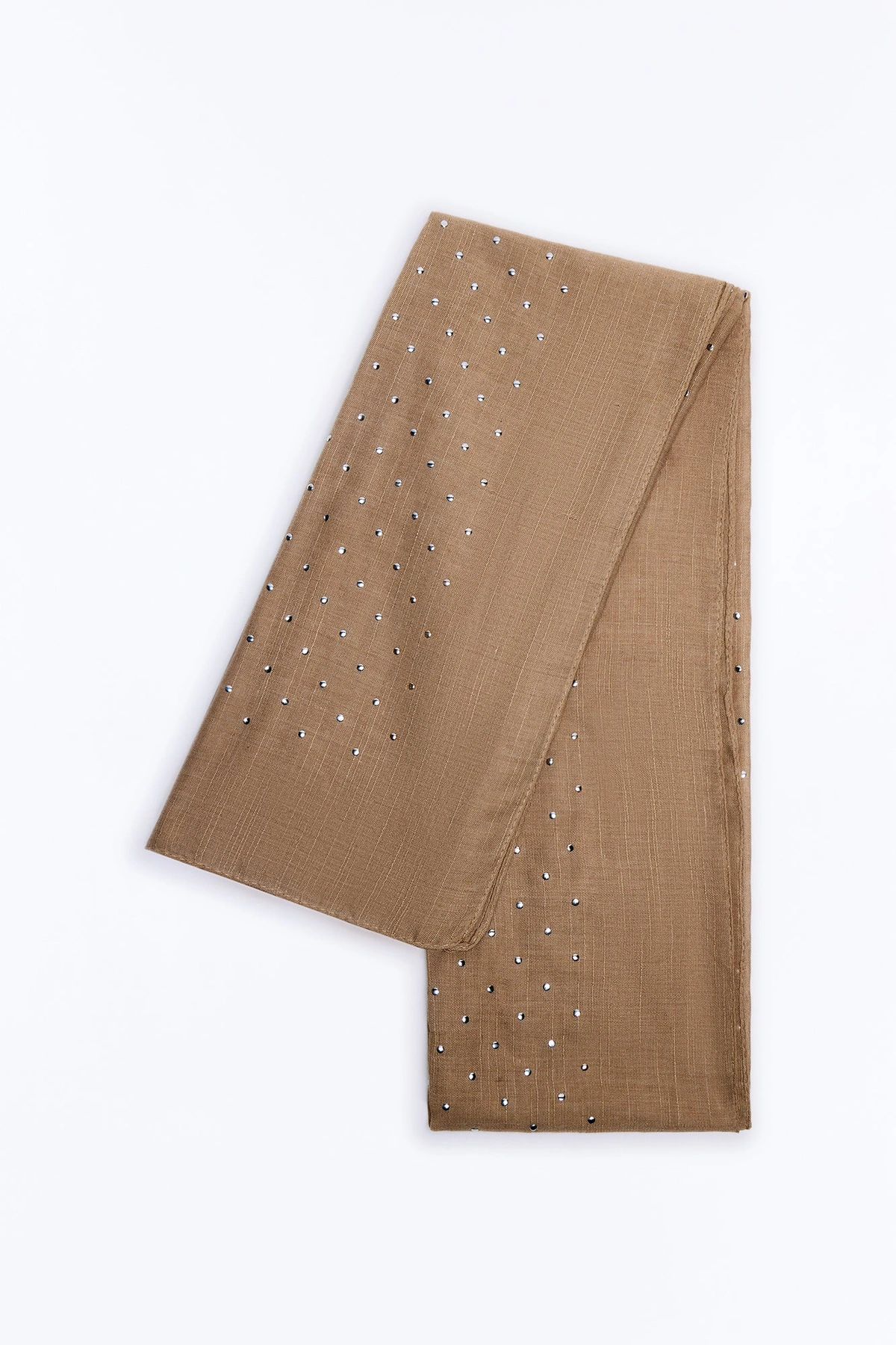 Goddess Veil Scarf - Tan — Castanho-claro