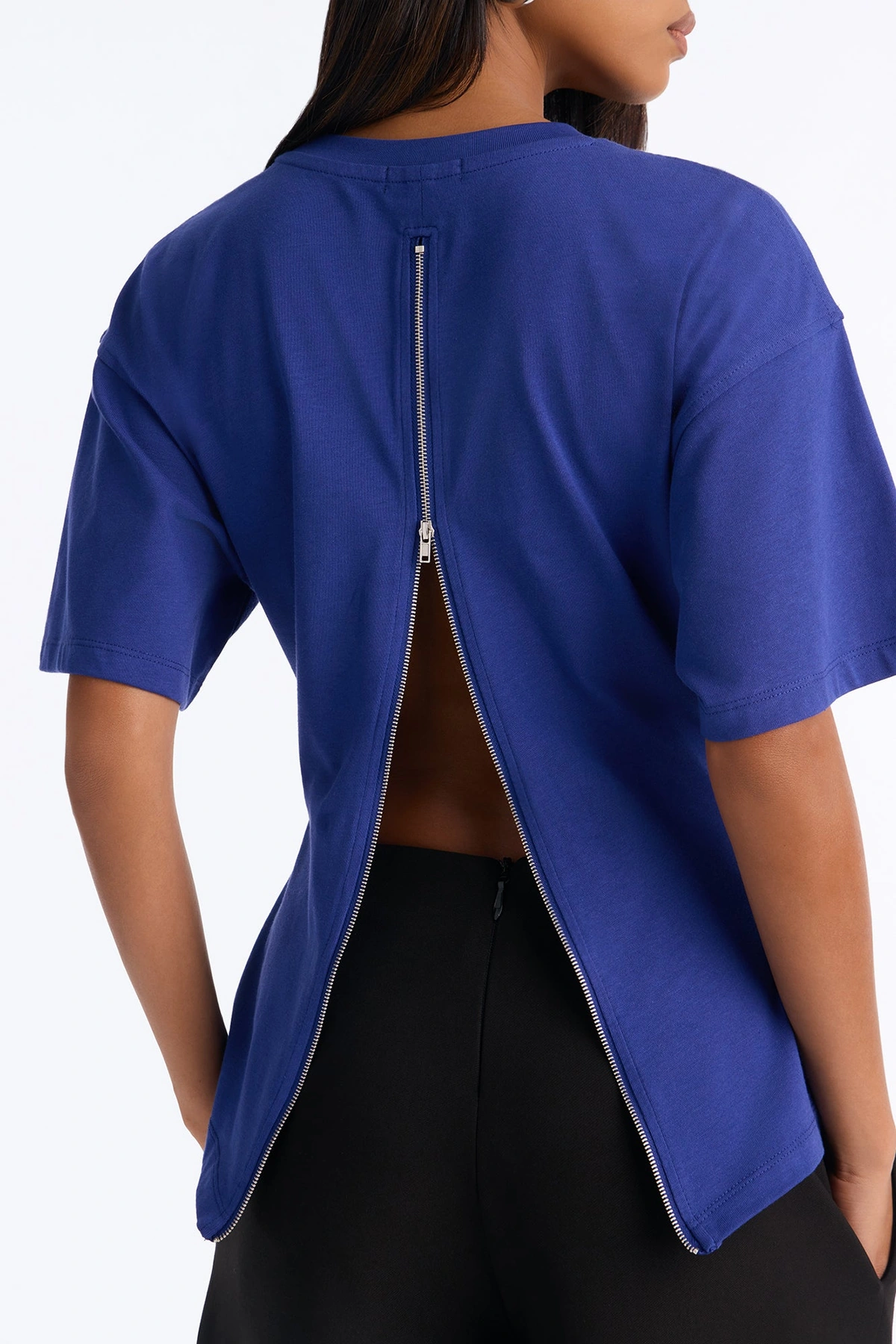 Jayden Fitted T-Shirt - Navy — Azul-marinho