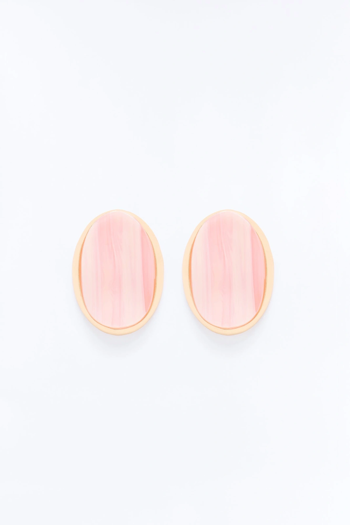Girls Need Love Earrings - Gold/Pink — Dourado/Rosa