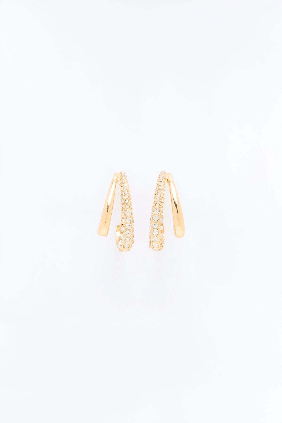 We're Going Out Hoop Earrings - Gold — Dourado