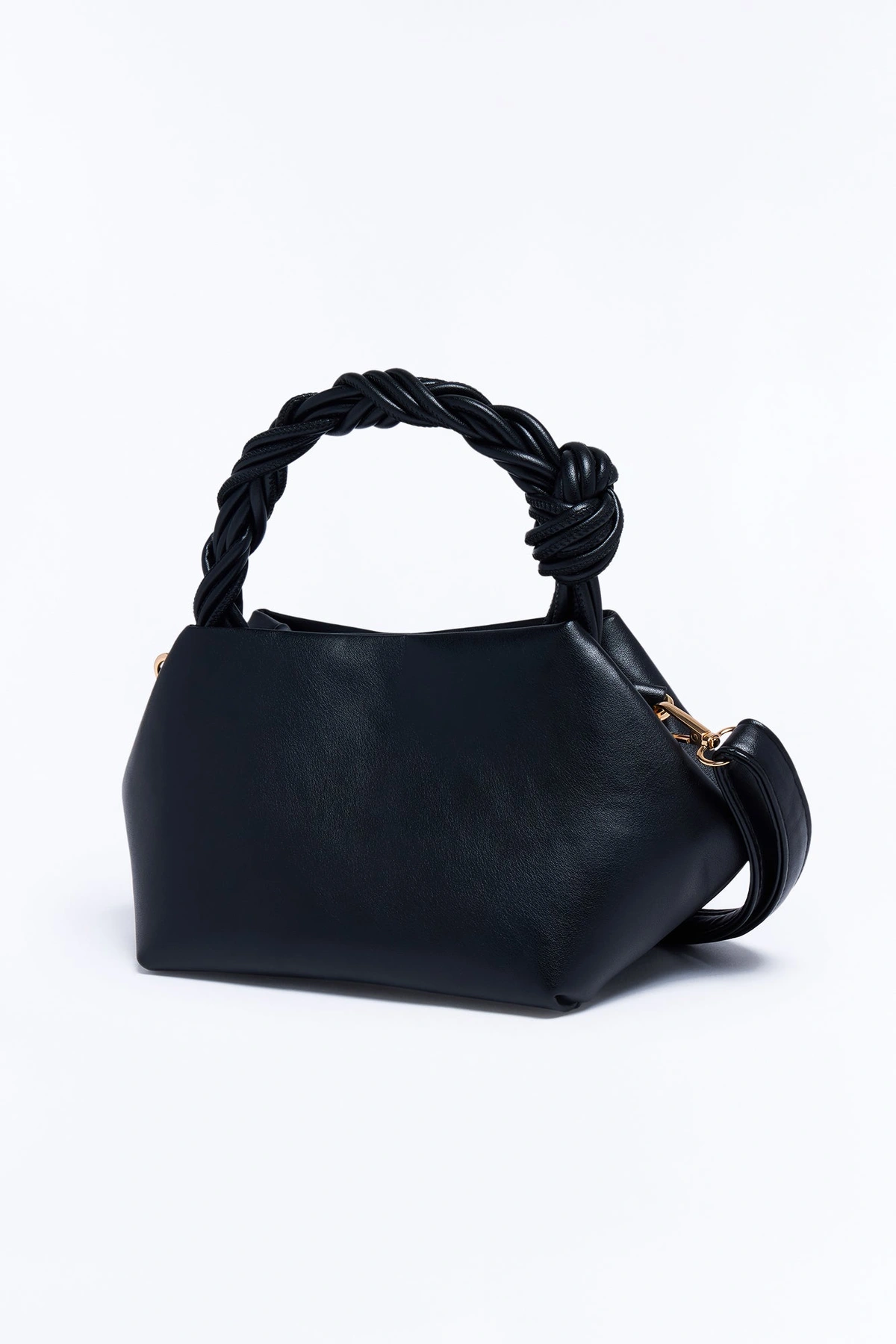 Good Dreams Only Faux Leather Satchel Handbag - Black — Preto