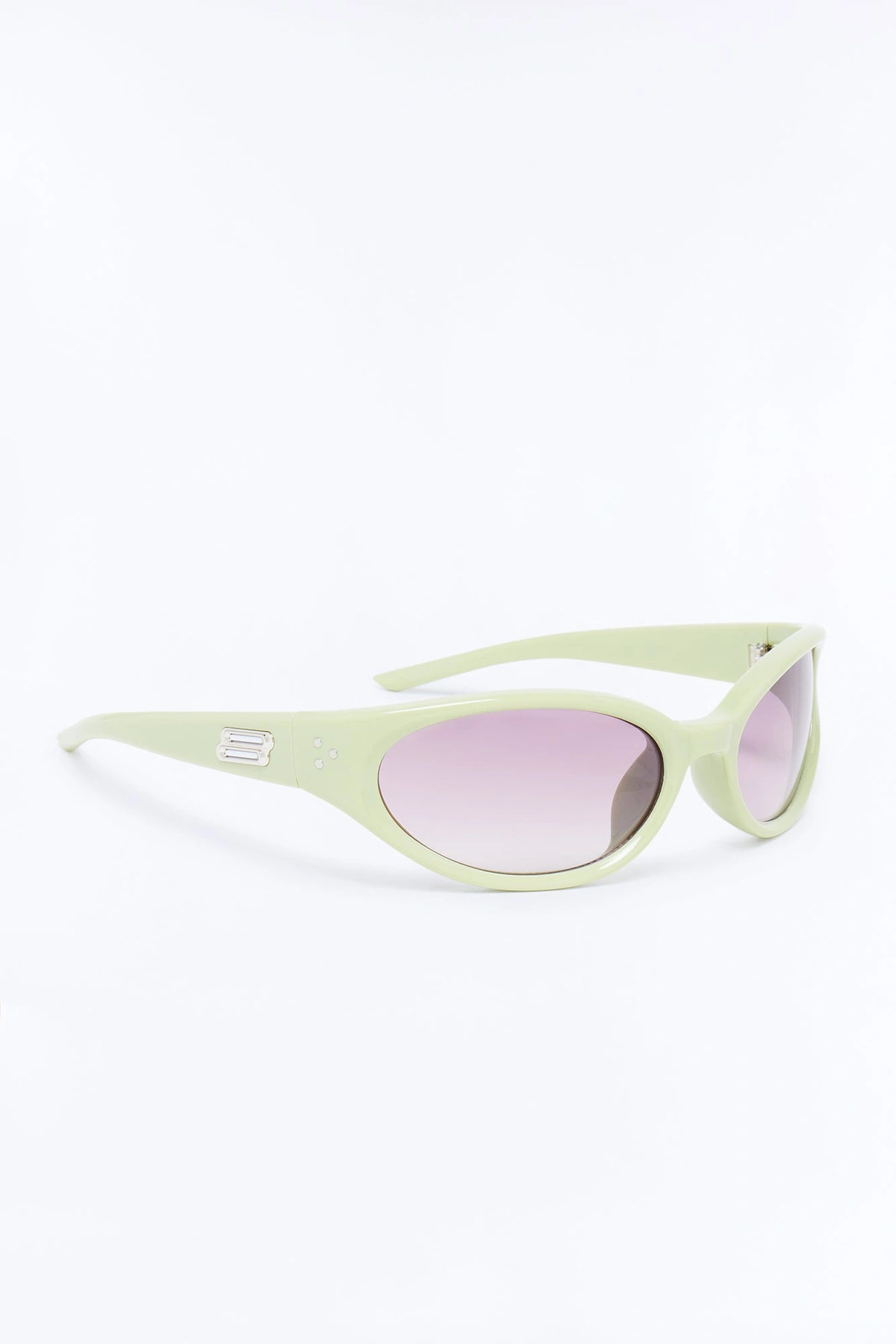 Norman Shield Sunglasses - Green — Verde