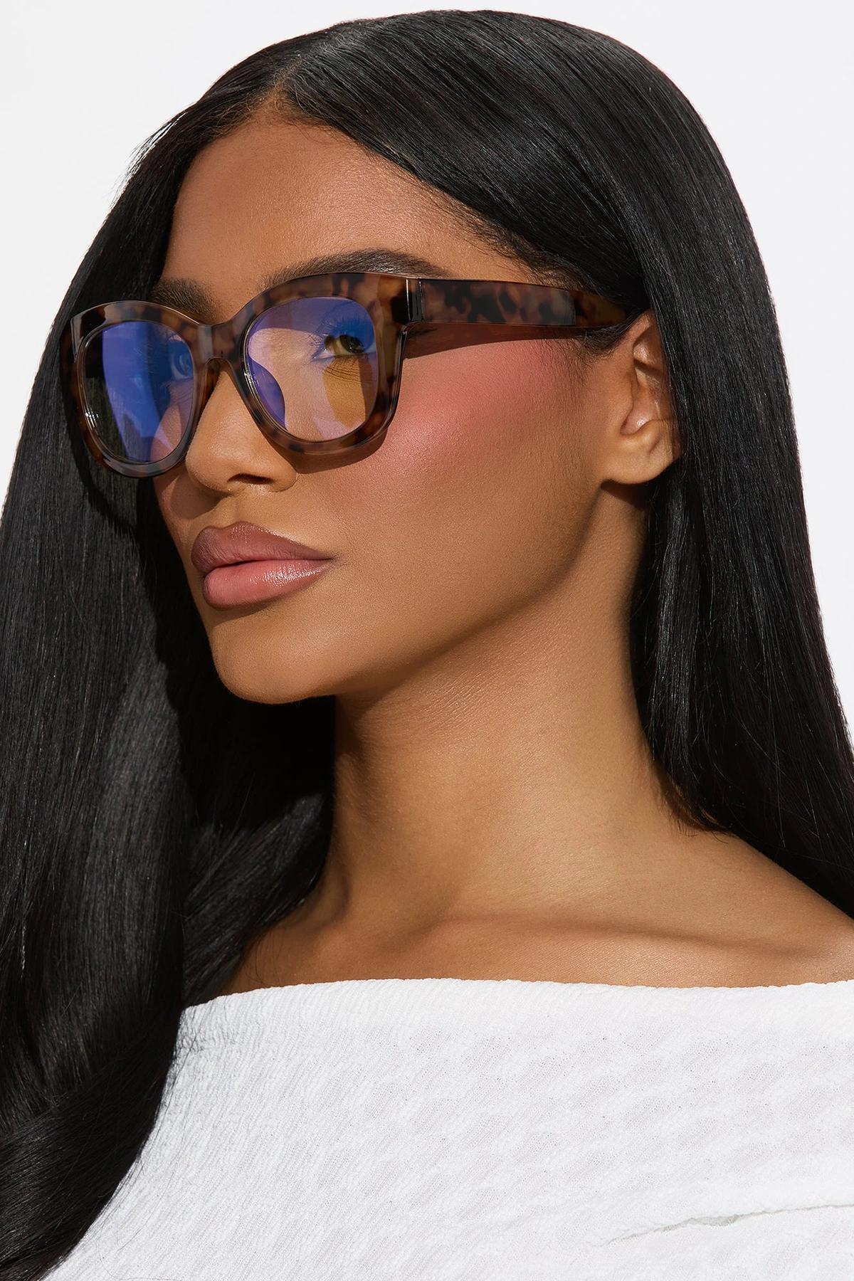 Screen Chic Square Blue Light Glasses - Tortoise — Tortoise