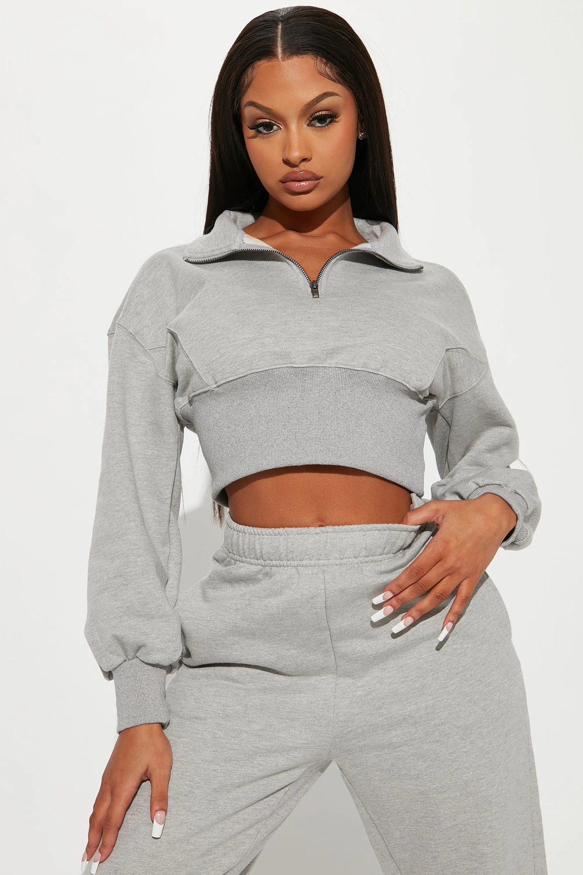 Its Always Casual Pant Set - Grey — Cinzento
