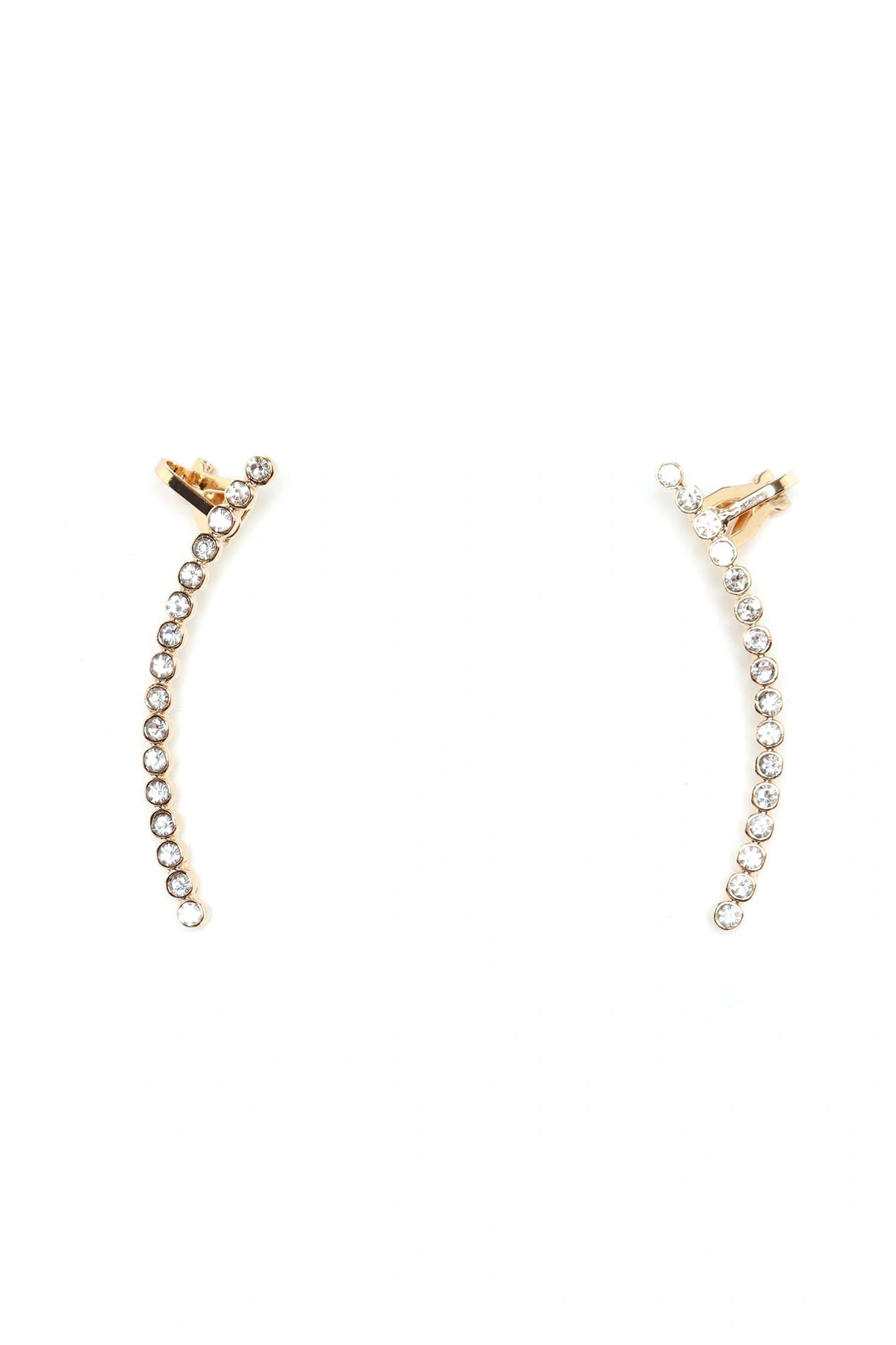 That Girl Rhinestone Ear Cuff - Gold — Dourado
