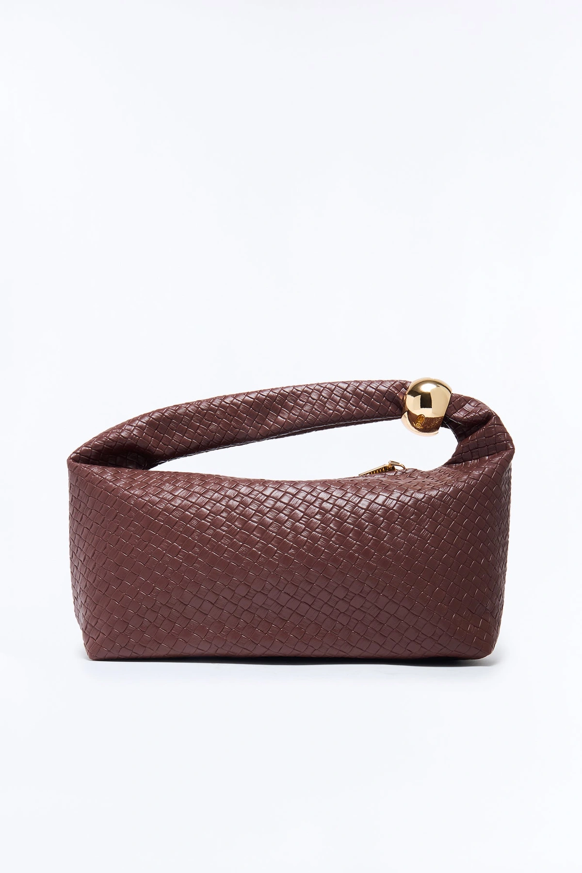 Sending Waves Faux Leather Shoulder Bag - Brown — Castanho