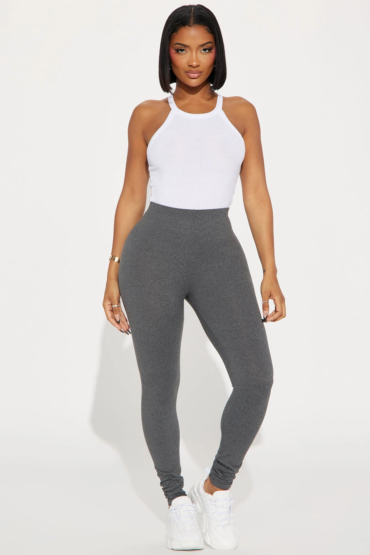 Almost Every Day Leggings - Charcoal — Cinzento-escuro