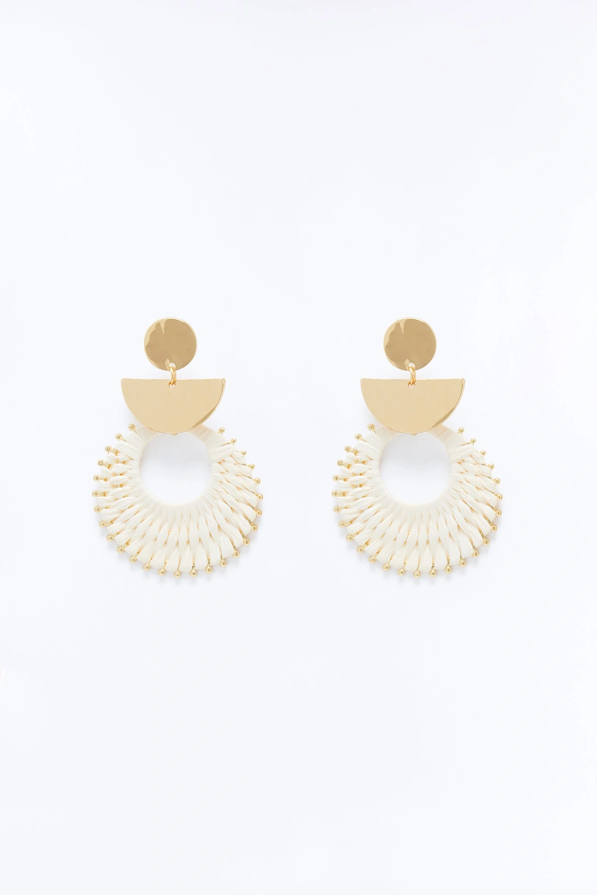 Driftwood Tropic Earrings - Ivory/combo — Marfim/combinação