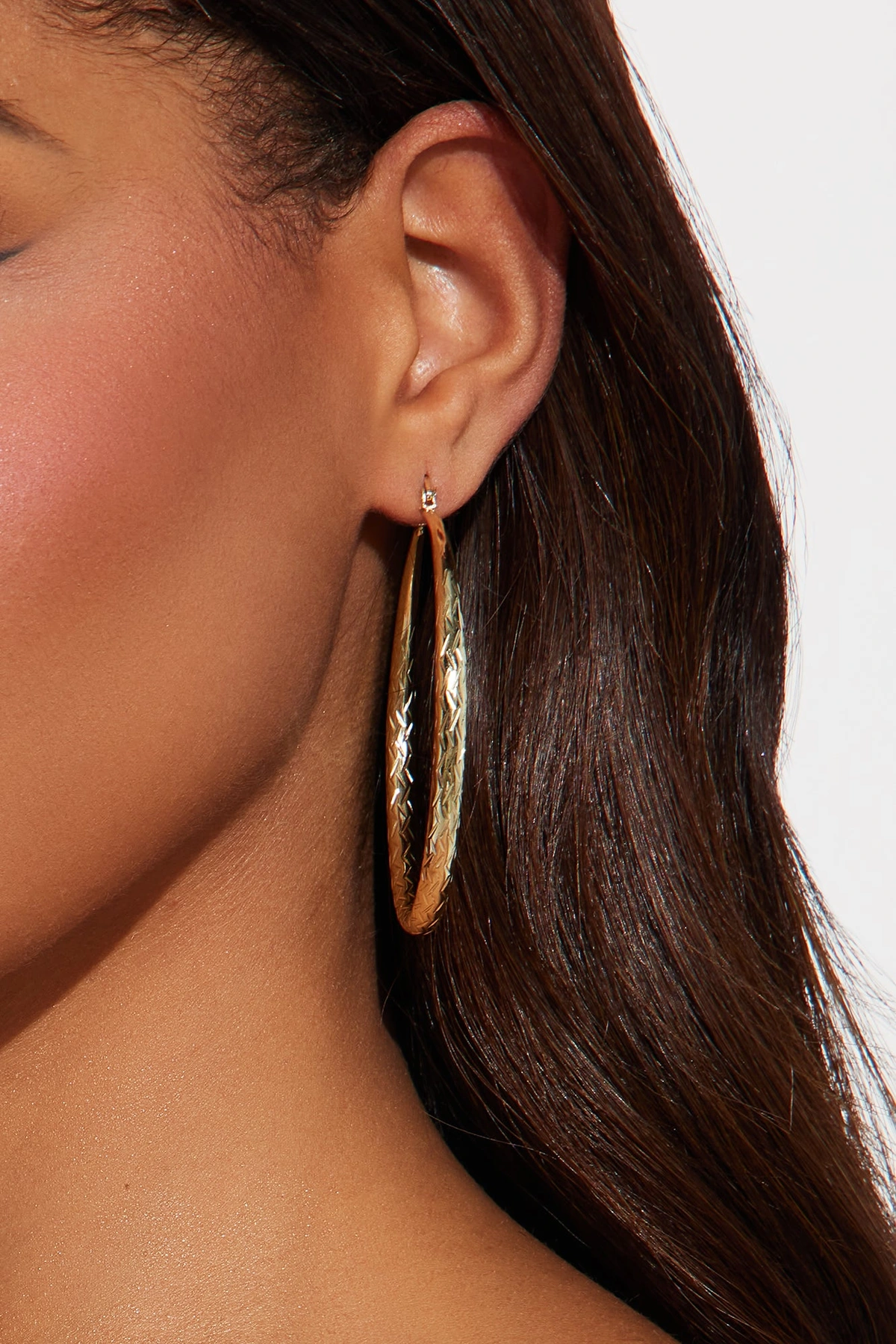 Remi Hoop Earrings - Gold — Dourado