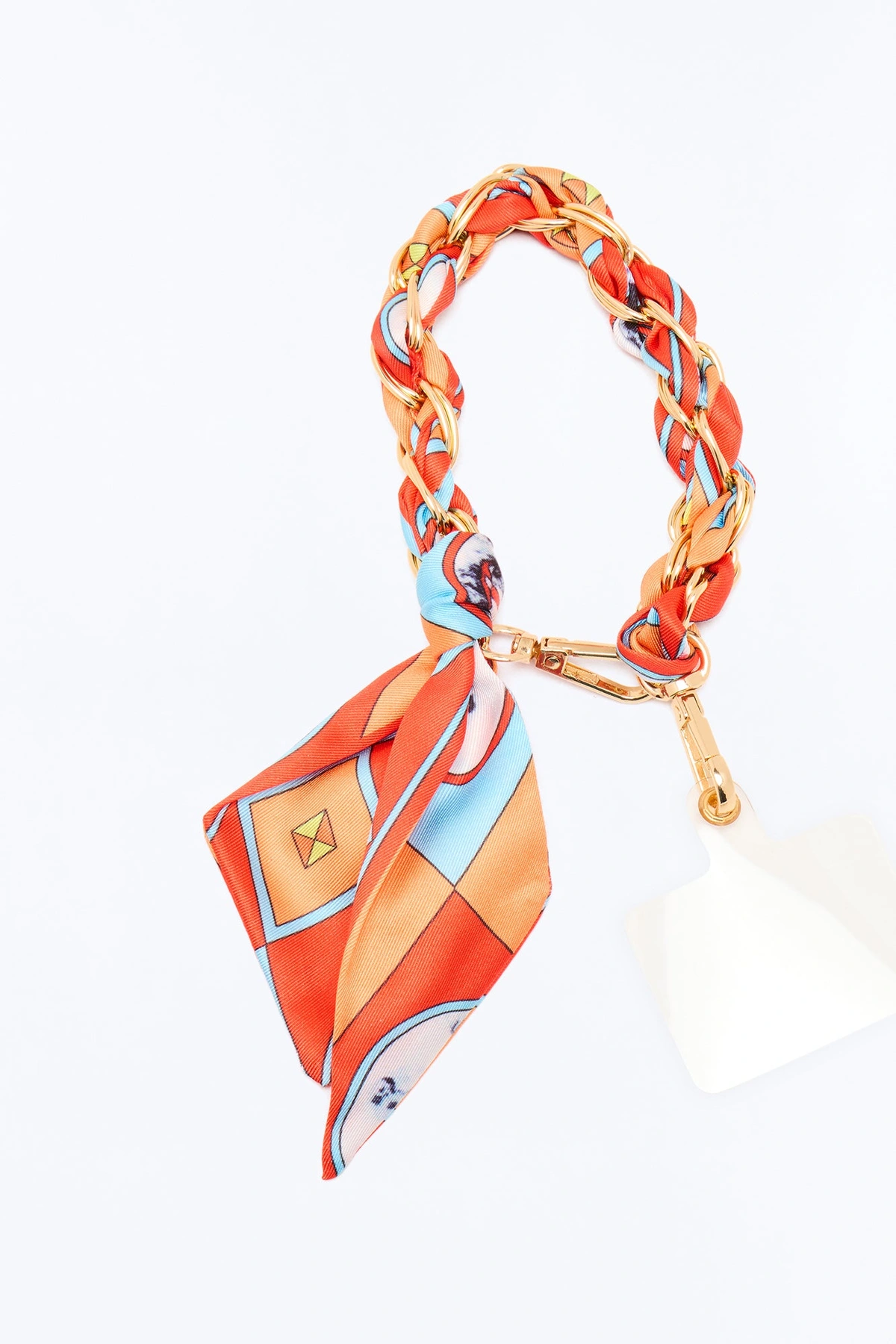 Loop Me In Phone Scarf Wristlet - Orange/combo — Laranja/combinação