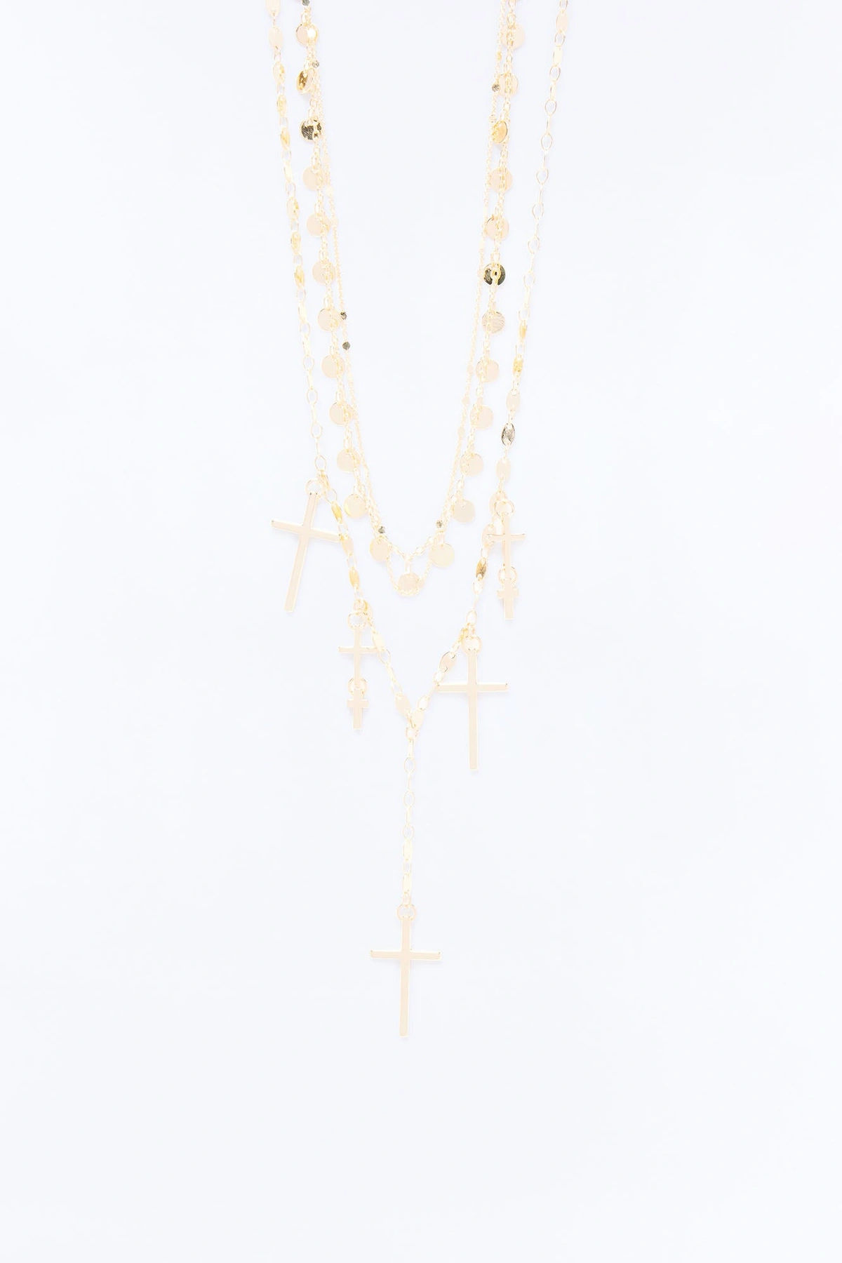 Good Aura Layered Necklace - Gold — Dourado